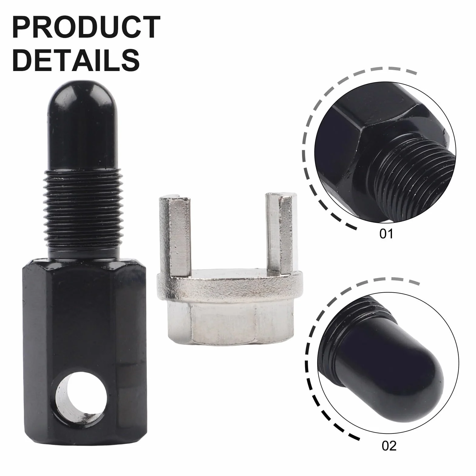 Husqvarna Herramienta de extracción de embrague 14 mm kit tope pistón 2 zapatas para 445 450 455 460