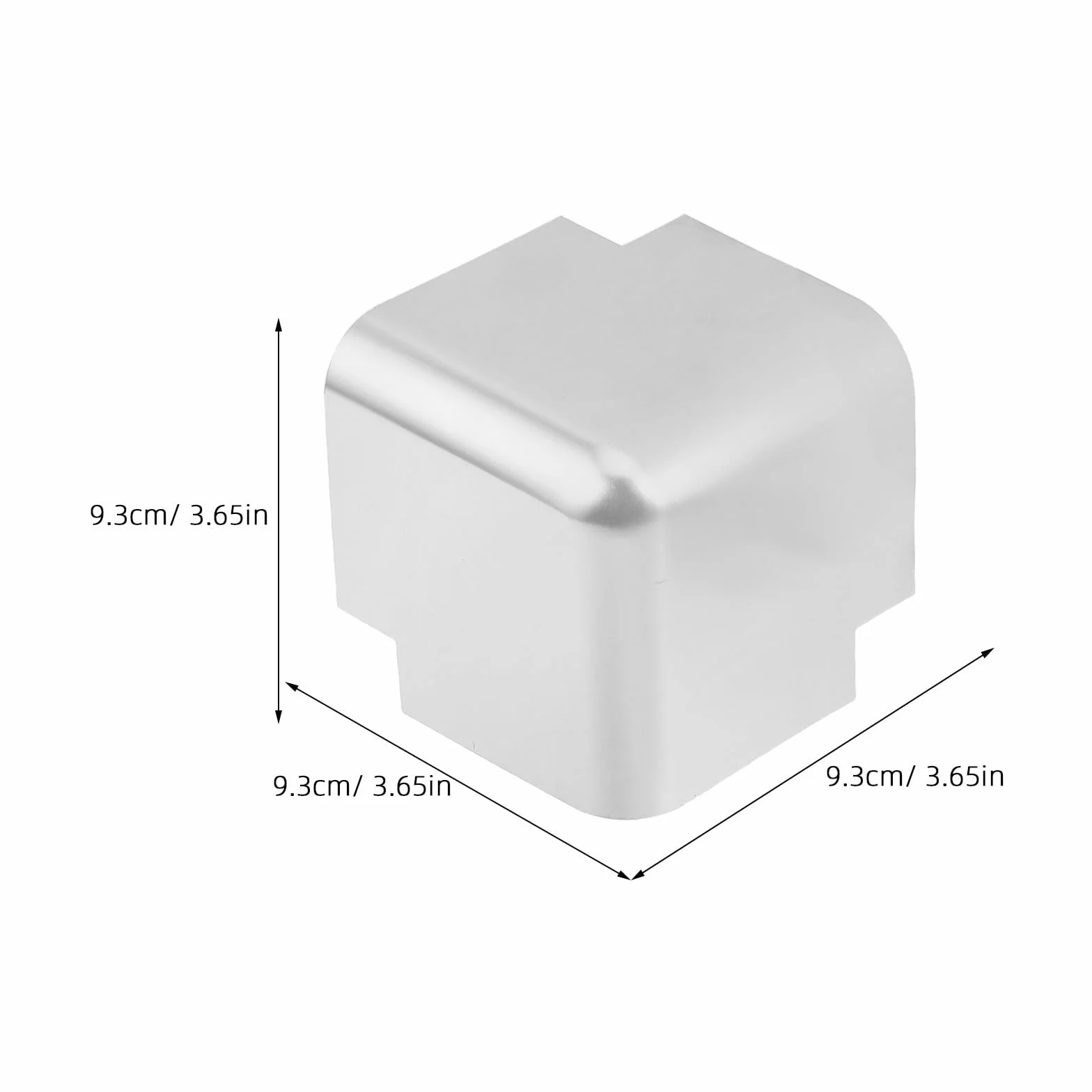 Operitacx 2 Piezas Protector de Esquinas de Aleación Resistente Deformación Intemperie para Cajas y Bordes de Camión