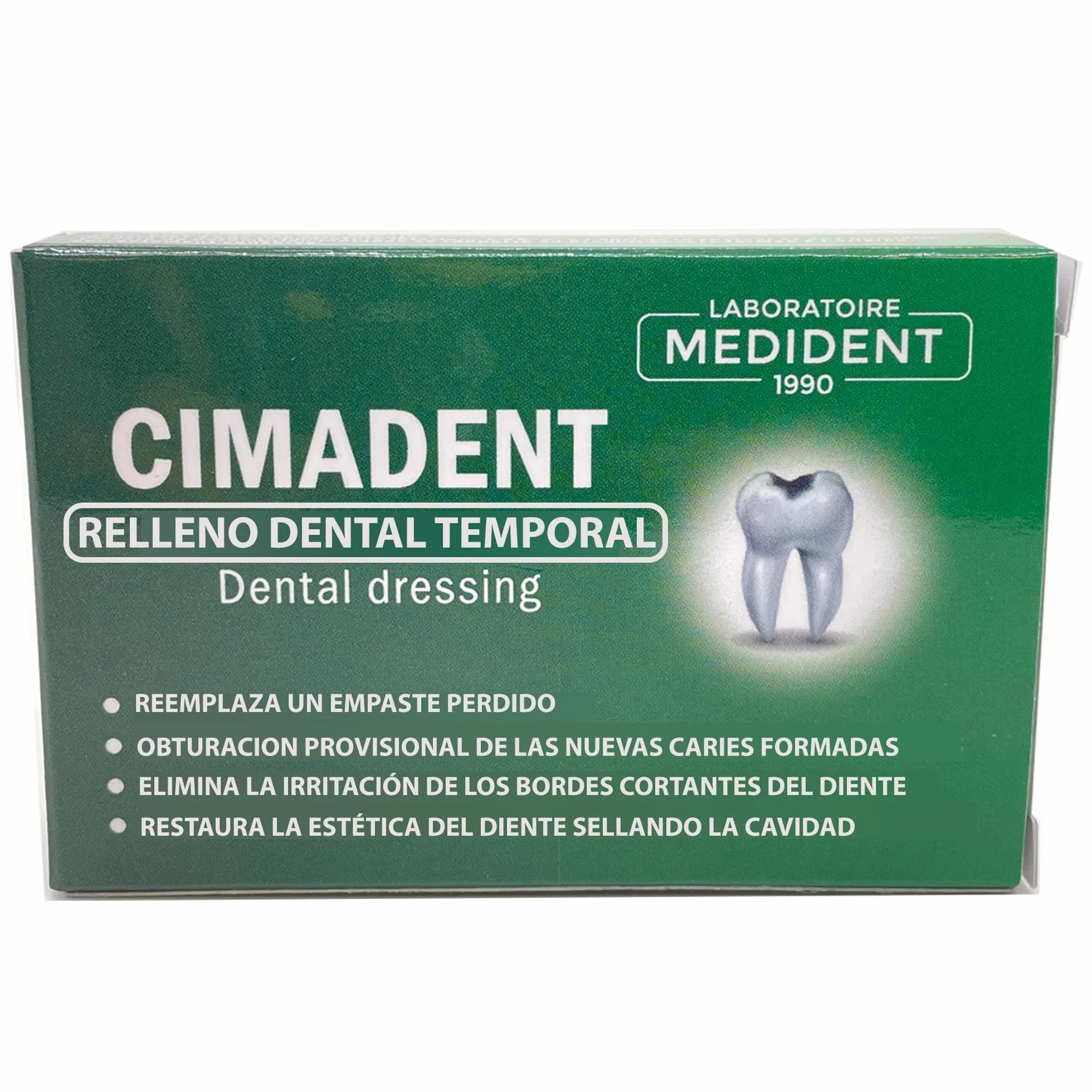 EMPASTE DENTAL CIMADENT 30 aplicaciones para empaste dental en casa