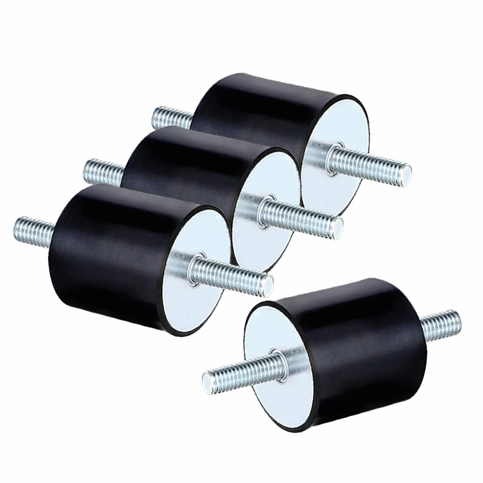 Silentblock M8 Amortiguador de Goma Soportes para Compresores de Aire Motores de Gasolina Bombas de Agua