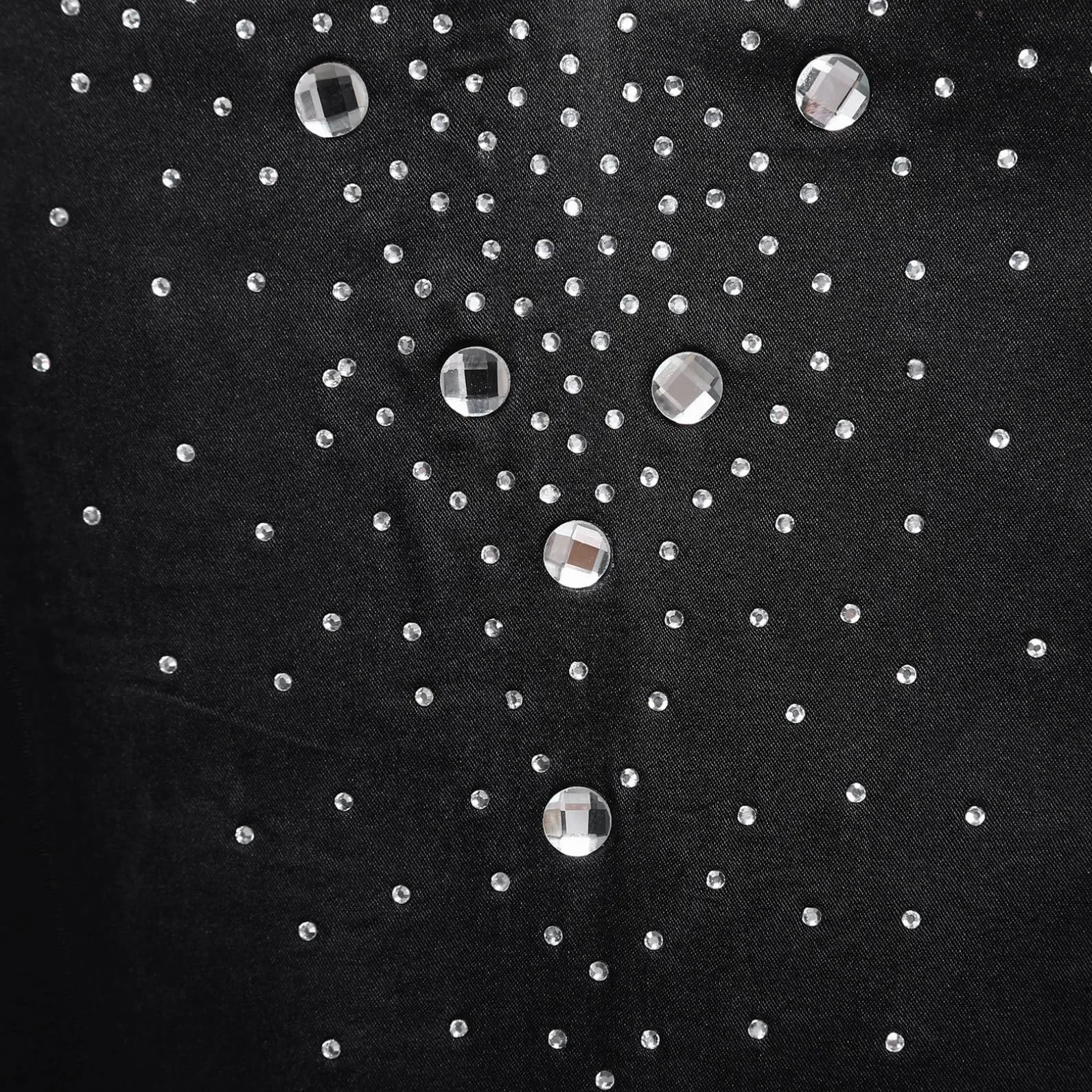 renvena Camiseta de baile latino para hombre, manga larga, con cuello en V, con purpurina, camiseta de baile, traje de danza