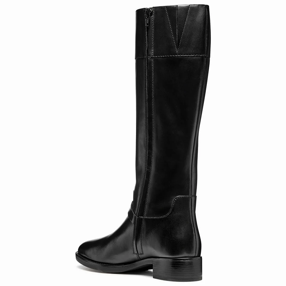 Geox D Felicity, Botas Altas hasta la Rodilla Mujer