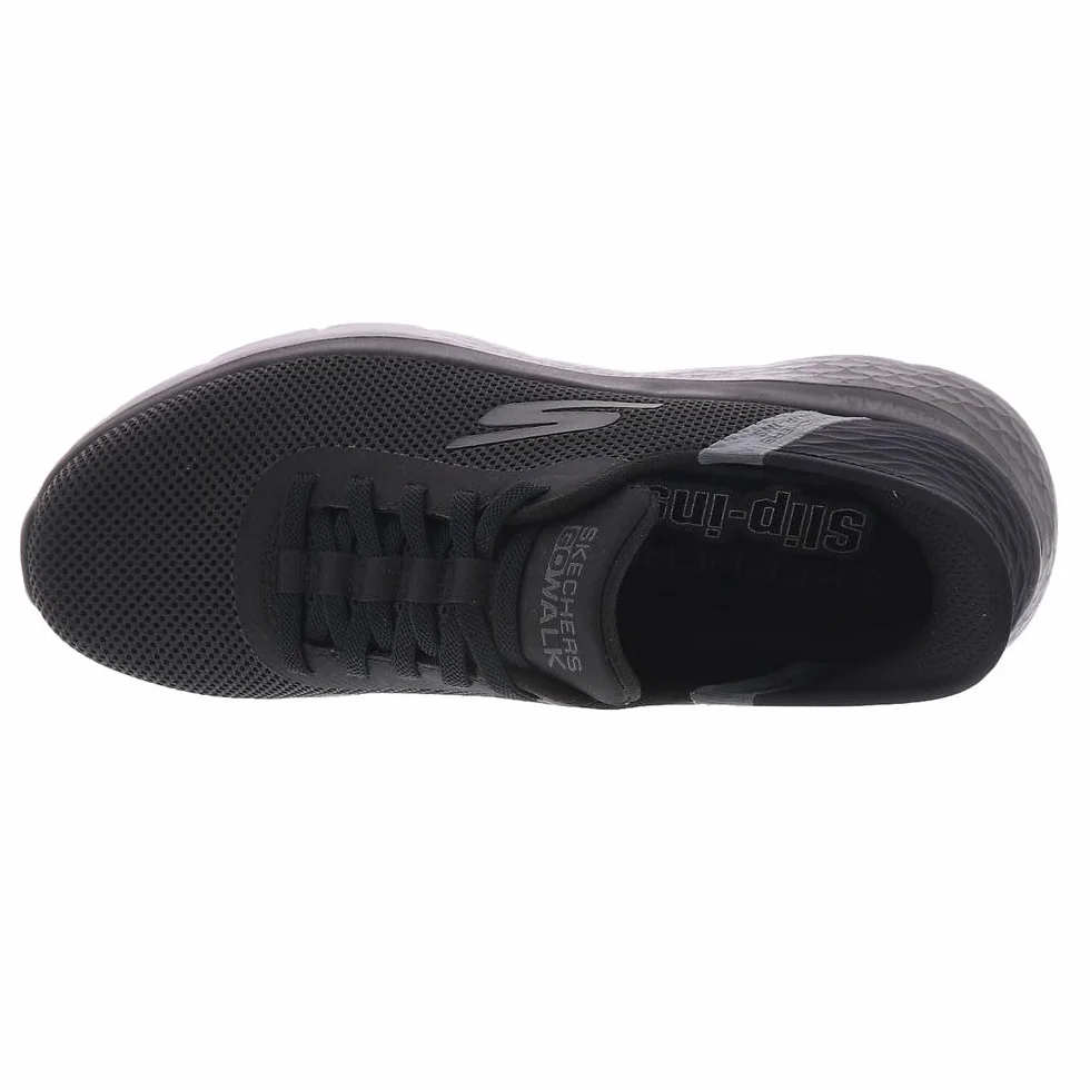 Skechers Slip-INS GO Walk Flex - Zapatos para Hombre, Negro y Negro, 40 EU