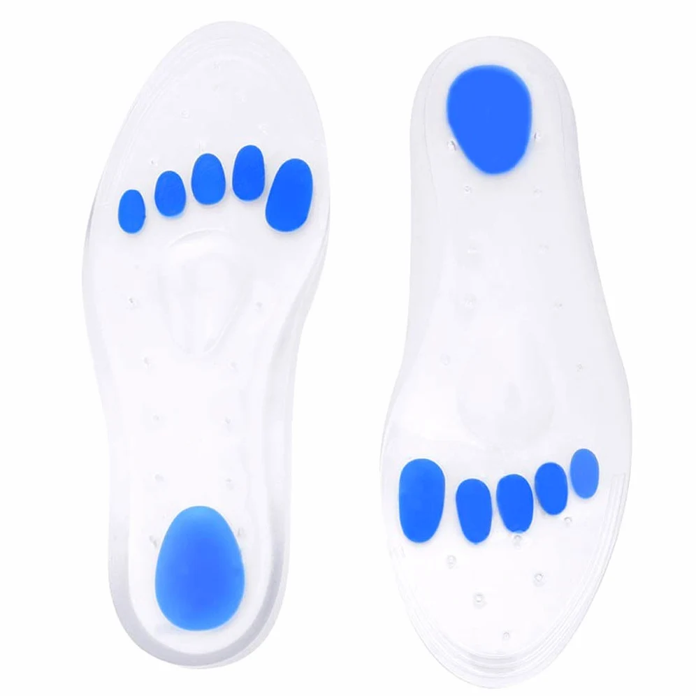 Unisex Silicone Gel Insoles Arch Support Orthotic Insole Plantar Fasciitis Heel Spur (Size : EU 35-37) (EU 42)
