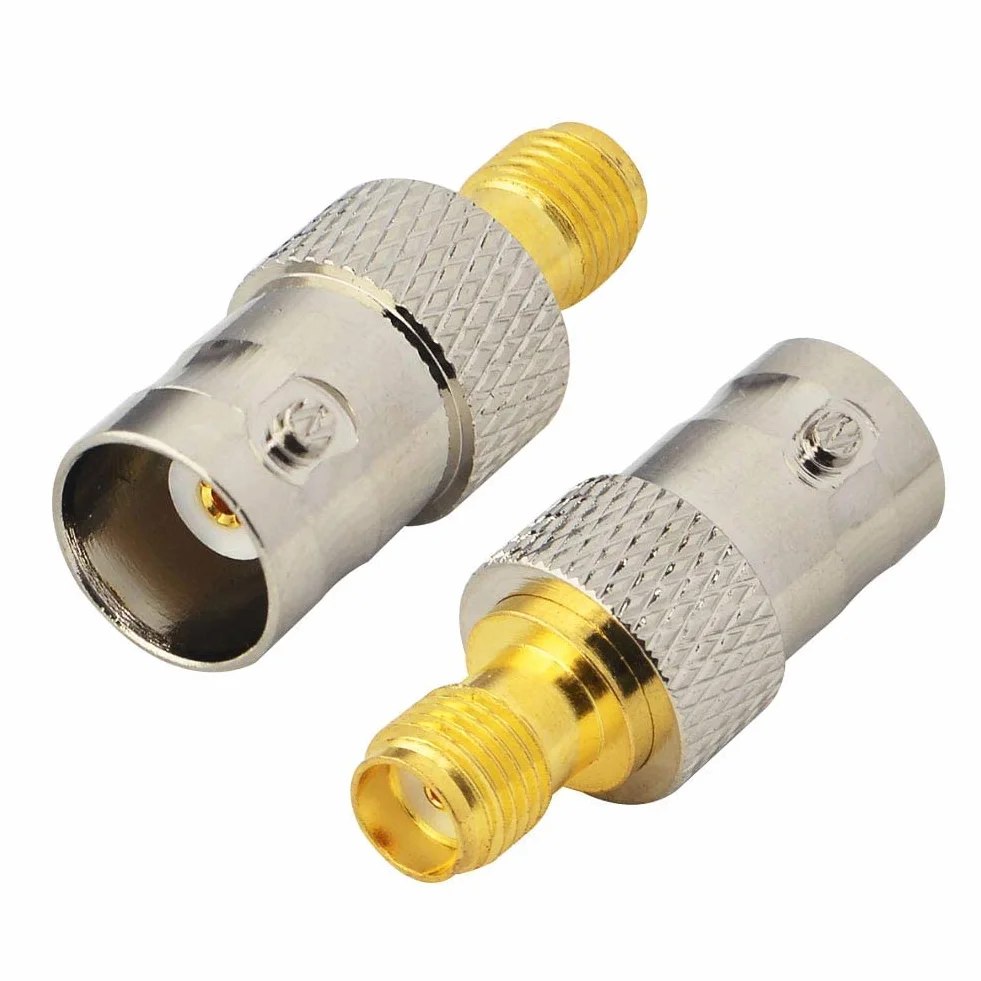 Adaptador SMA Hembra a BNC Hembra para SDR Ham Radio Baofeng UV-5R UV82 V-5R5