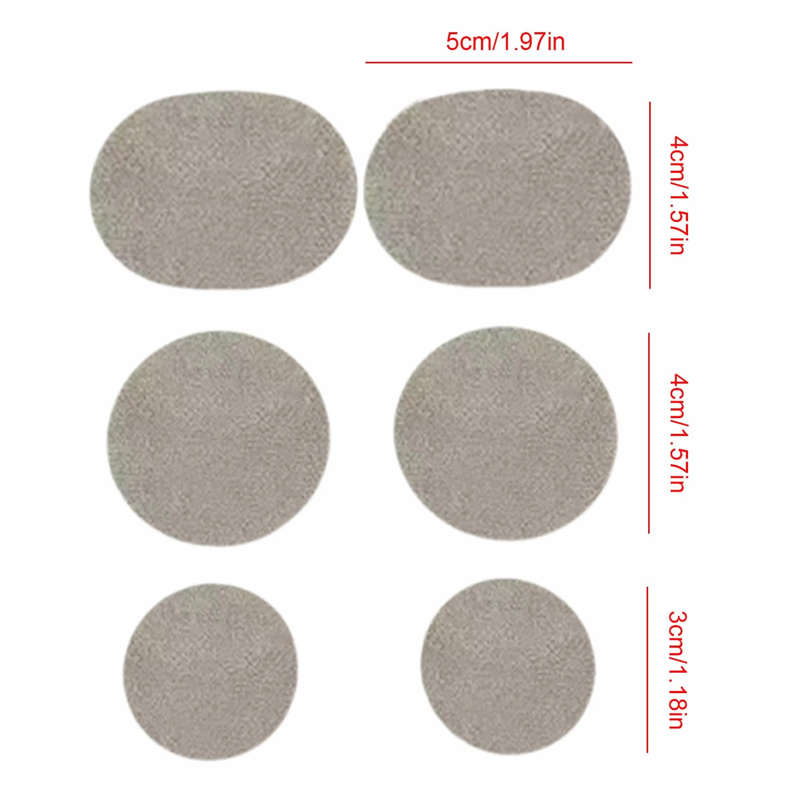 Manolyee Parches para Zapatos Agujeros | Protector De Puntera Para Zapatillas | 6 Piezas Parches Flexibles Para Disfraces Ropa De Bebé Sombrero Chaquetas Botas De Senderismo Mochilas