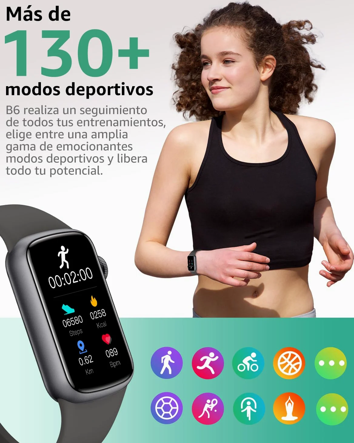 IMFRCHCS Reloj Inteligente Hombre Mujer, 1.47" Smartwatch con Notificaciones, Monitor de Sueño, 137+ Modos Deportivos, IP68 Impermeable, Pulsera Actividad para Android iOS