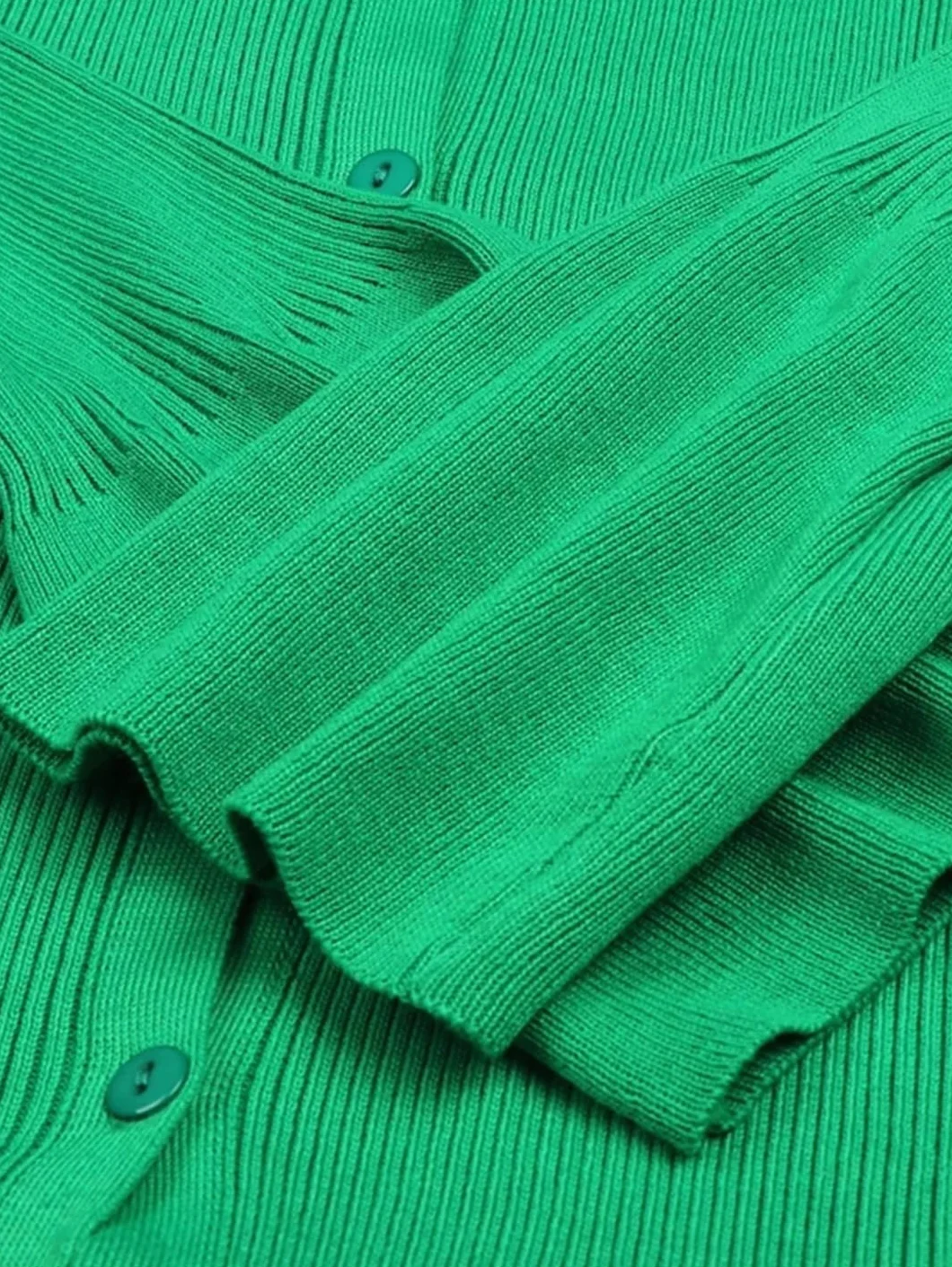 Vestido de invierno para mujer, de punto, ajustado, de manga larga, con botones, casual, para fiesta