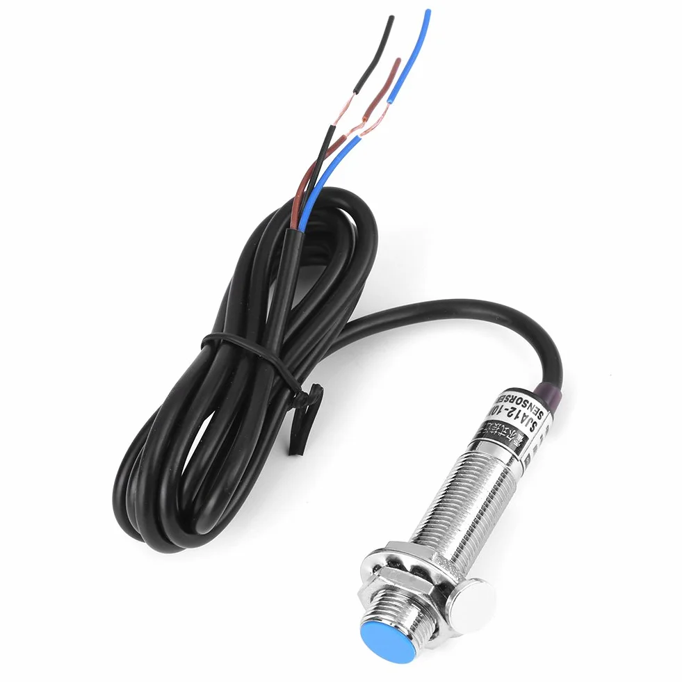 LED Tacómetro Digital RPM Medidor de Velocidad con Sensor Hall NPN Rojo