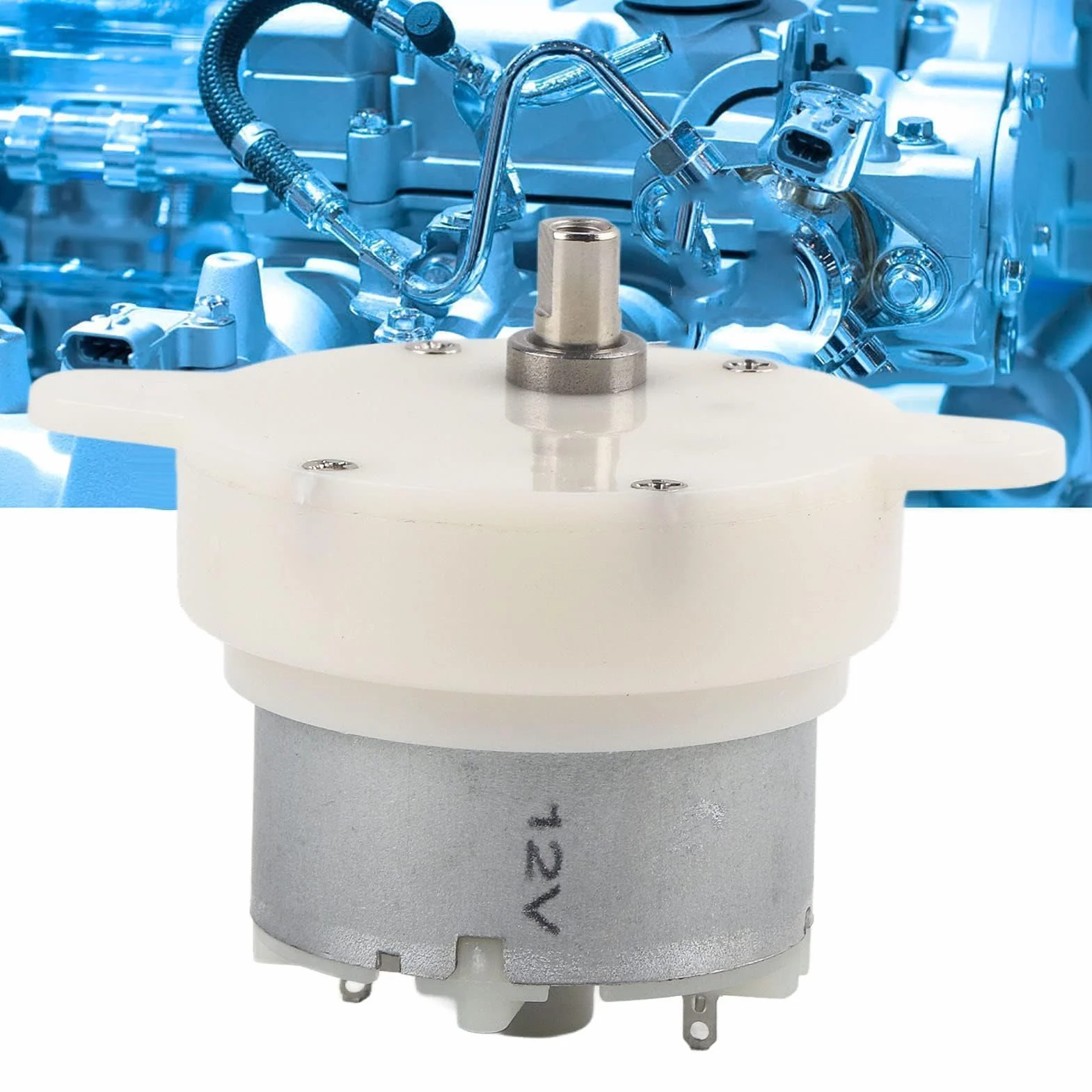 Motor eléctrico 12V CC 10 RPM engranaje pequeño silencioso terminal para soportes