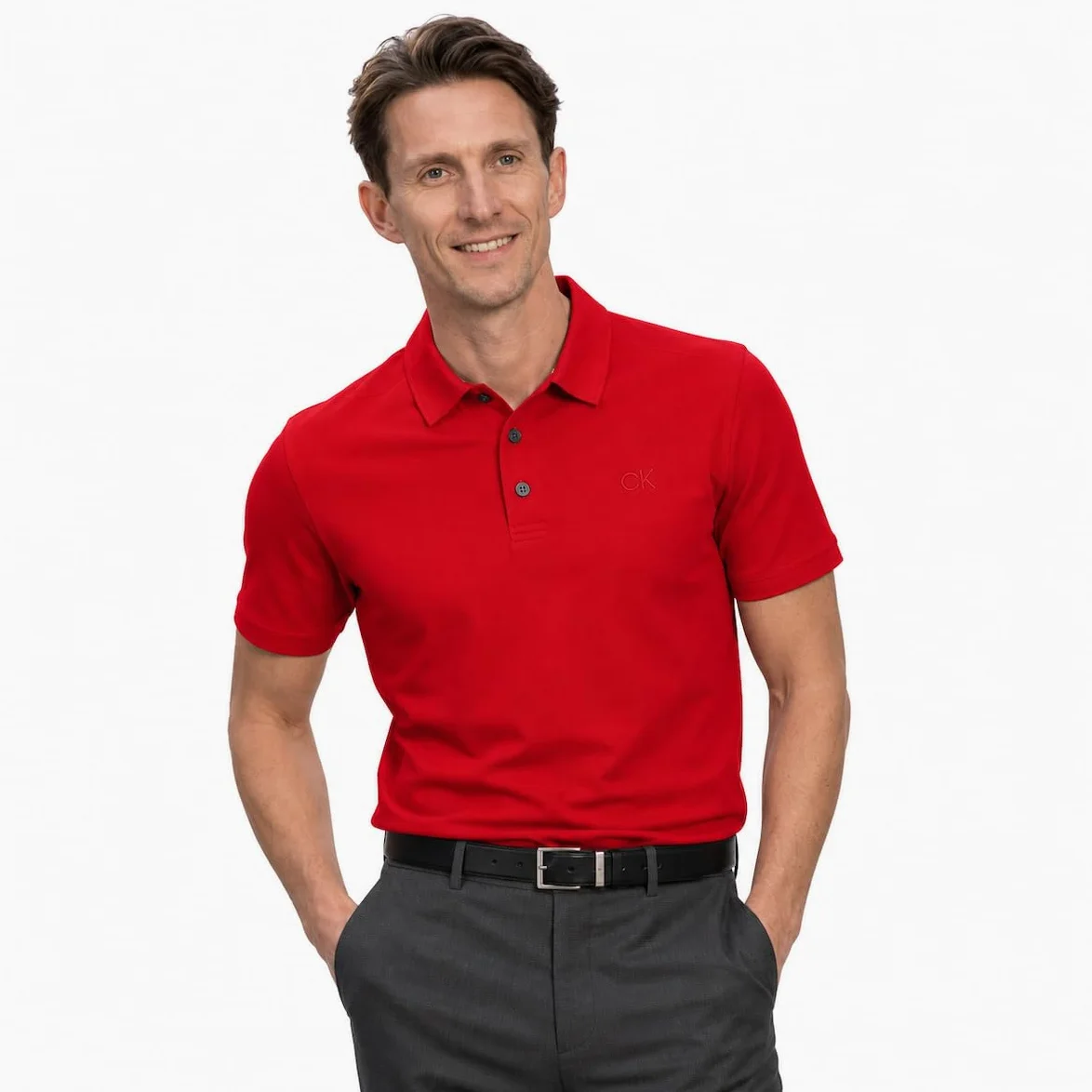 Calvin Klein 2026 para Hombre North Coast Humitud Camisa de mimado