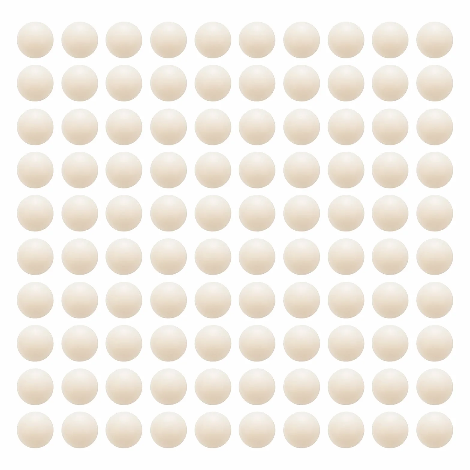 Bolas de rodamiento de nailon 6 mm, bolas de plástico sólido de precisión, 100 unidades
