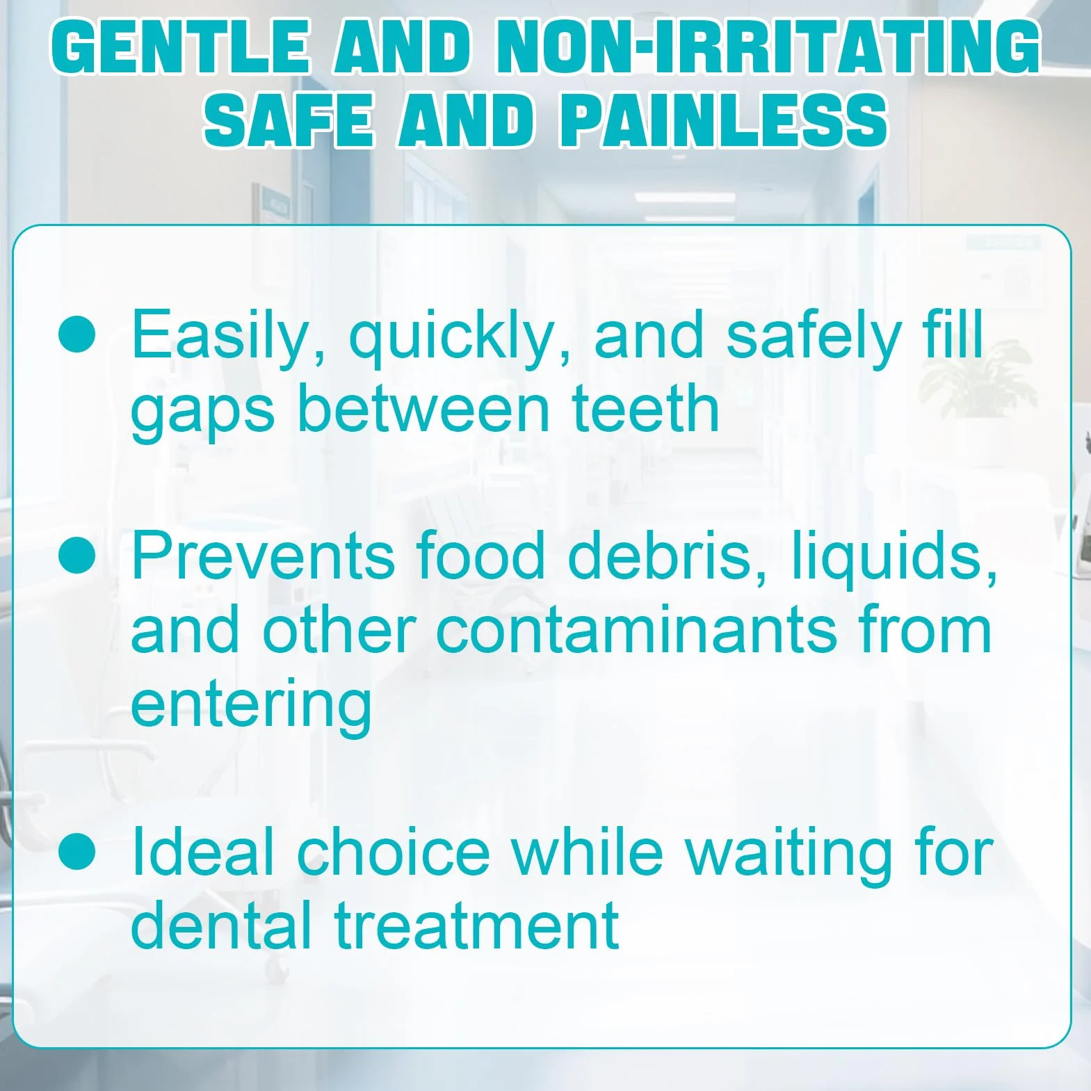 Empaste Dental Profesional, Relleno Dental Temporal, Reparación Dental, 15g