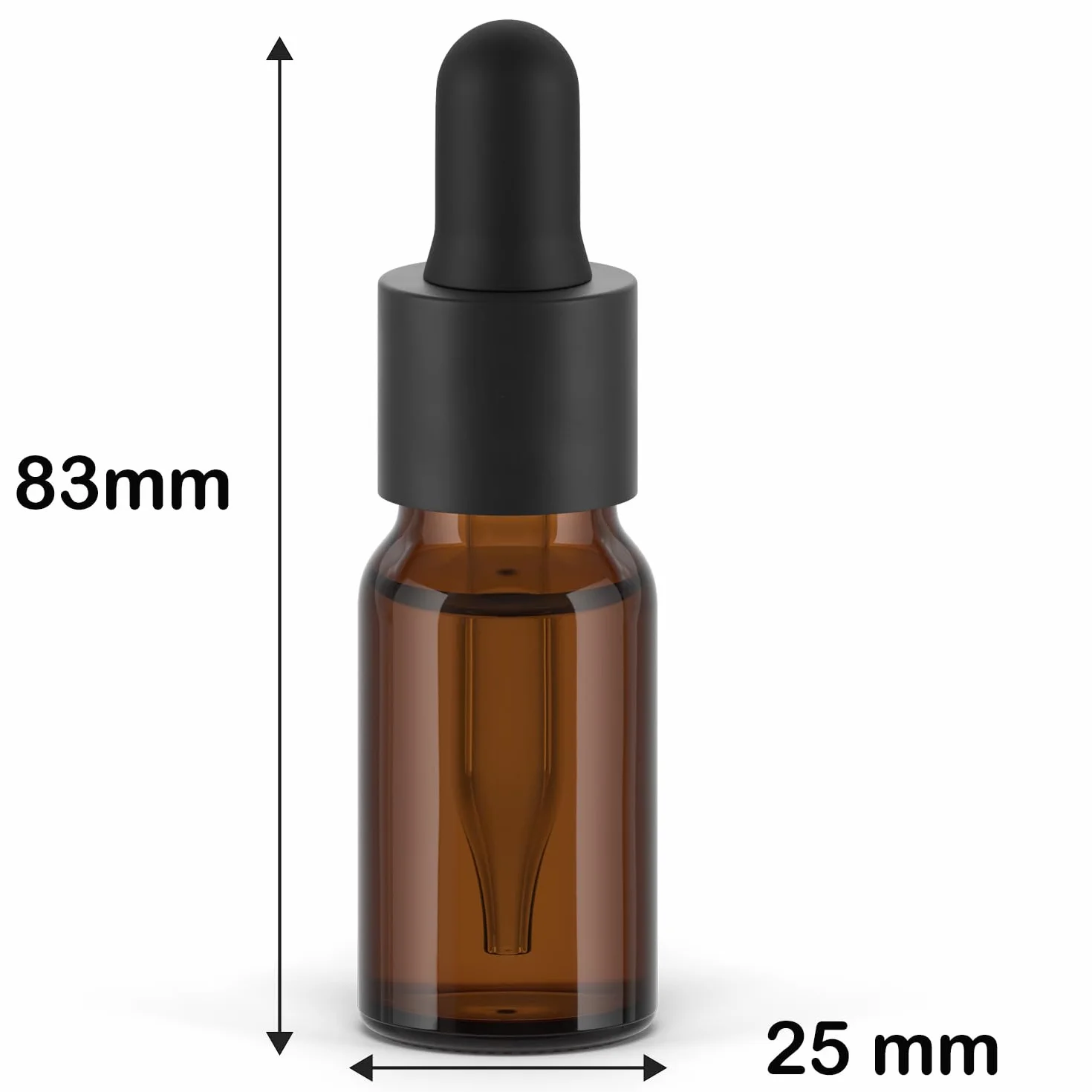 Botellas con cuentagotas Cristal Ámbar 10 ml para Aceites Esenciales
