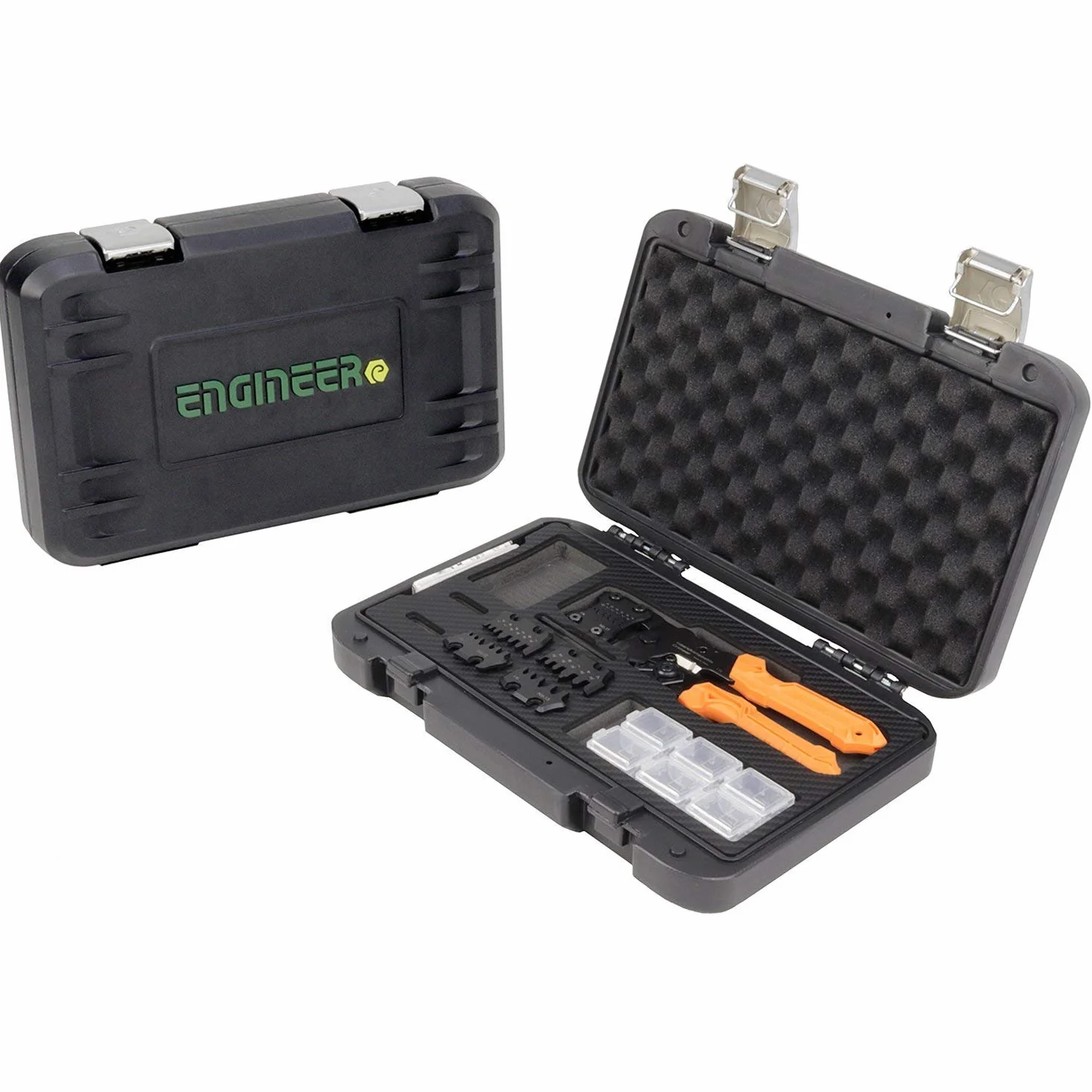 ENGINEER Pad-02 Kit de herramientas de crimpado de precisión naranja
