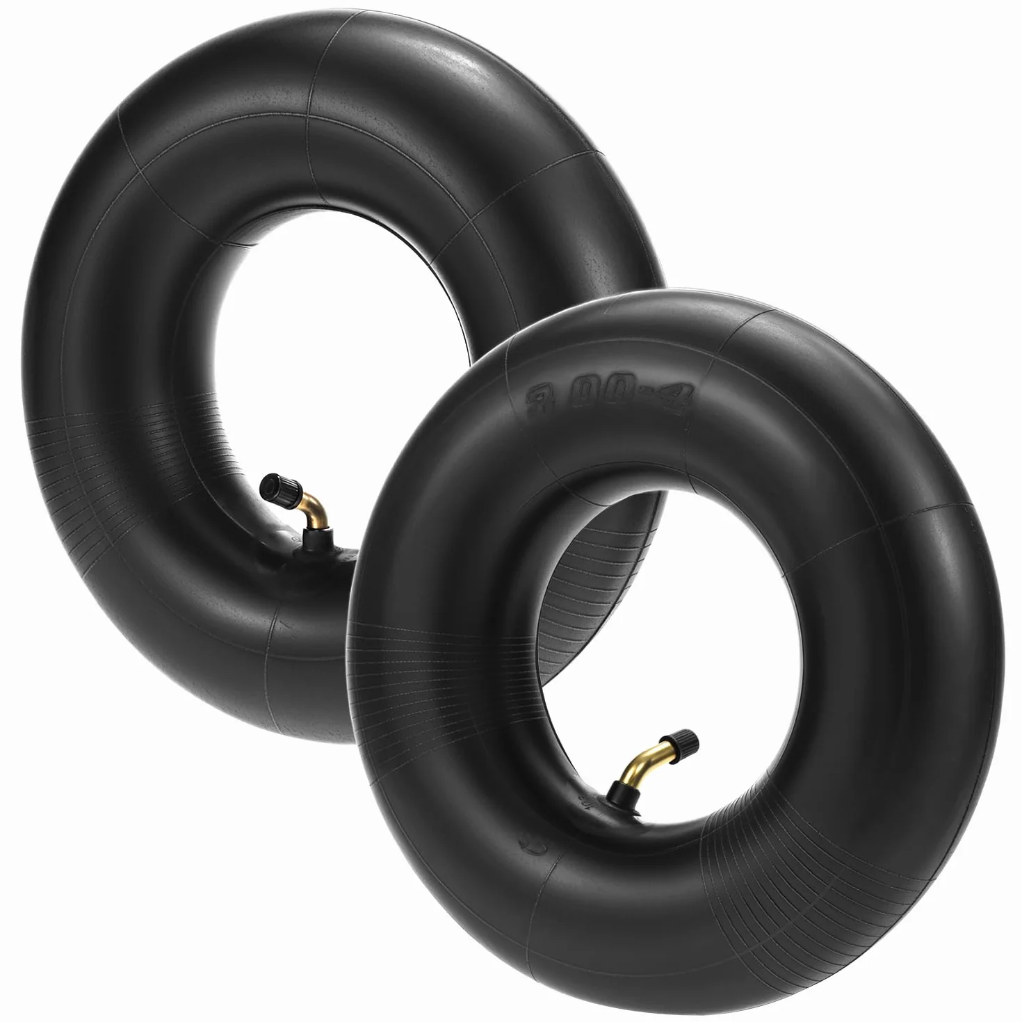 QWORK 2 Piezas cámara rueda carretilla 3.00-4 260x85 mm para carros scooters movilidad