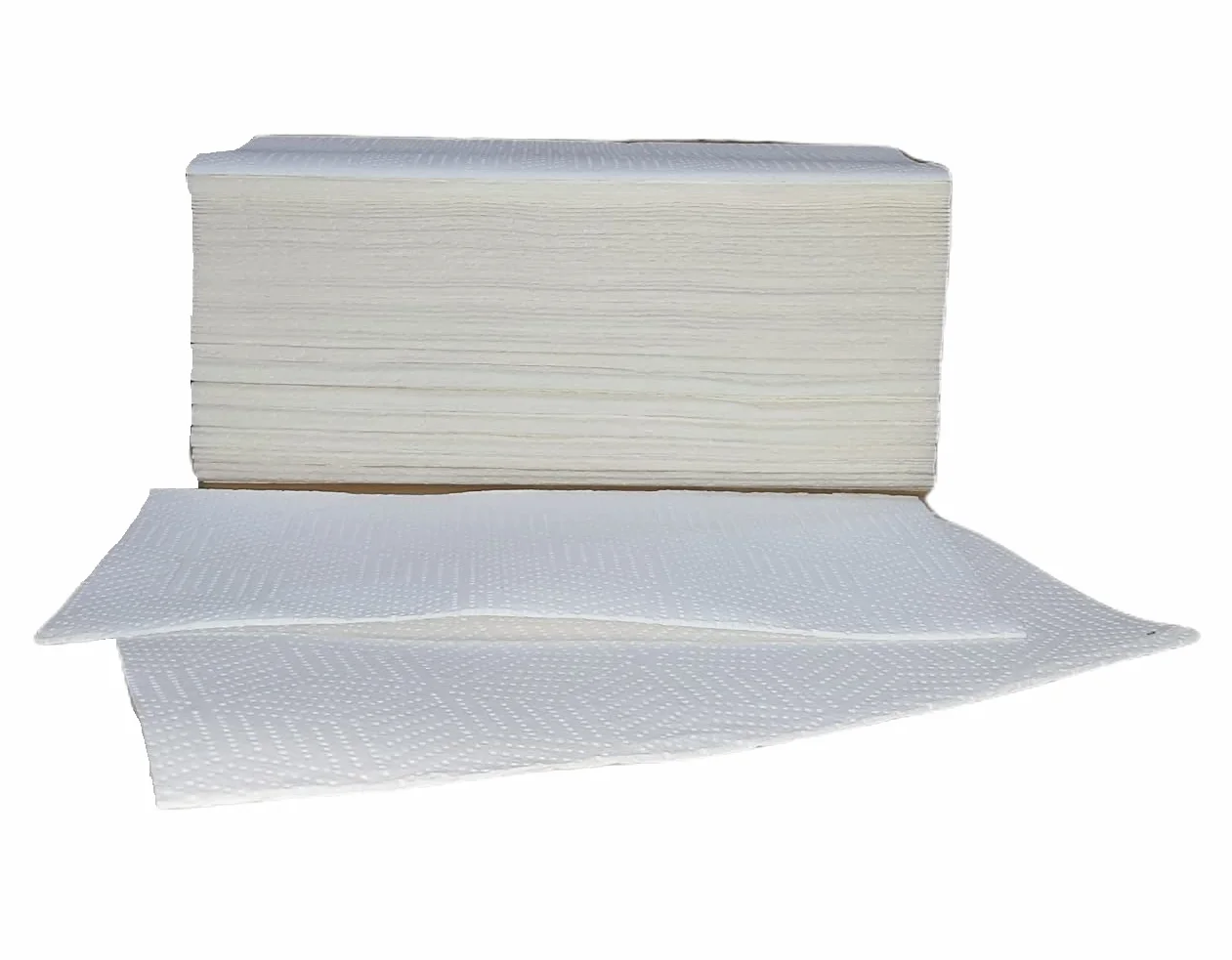 Toallas de papel secamanos Zig Zag 3000 unidades blanco gofradas
