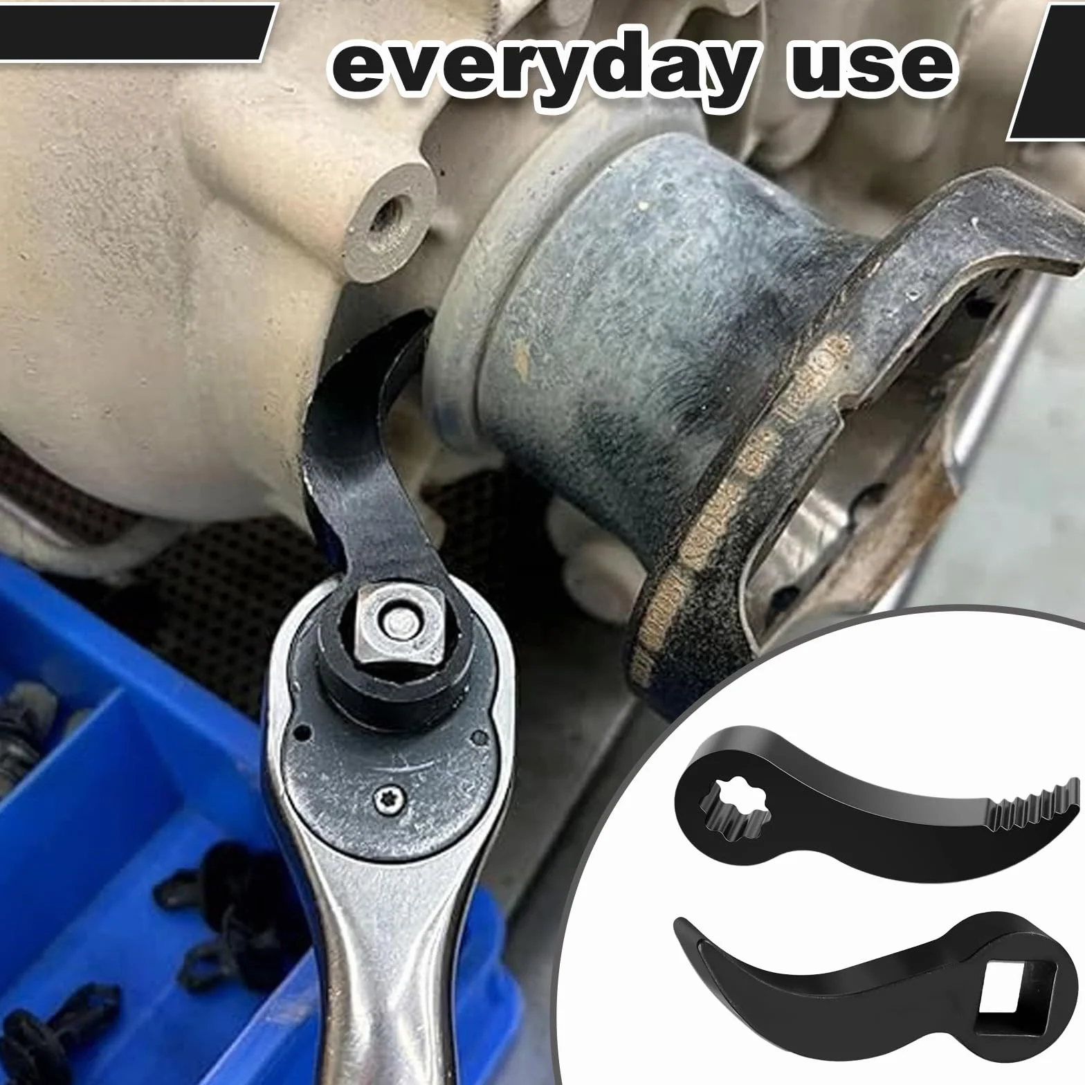 Adaptador para Llave de Trinquete de Palanca 1/2 Pulgada Antióxido Ángulo Flexible