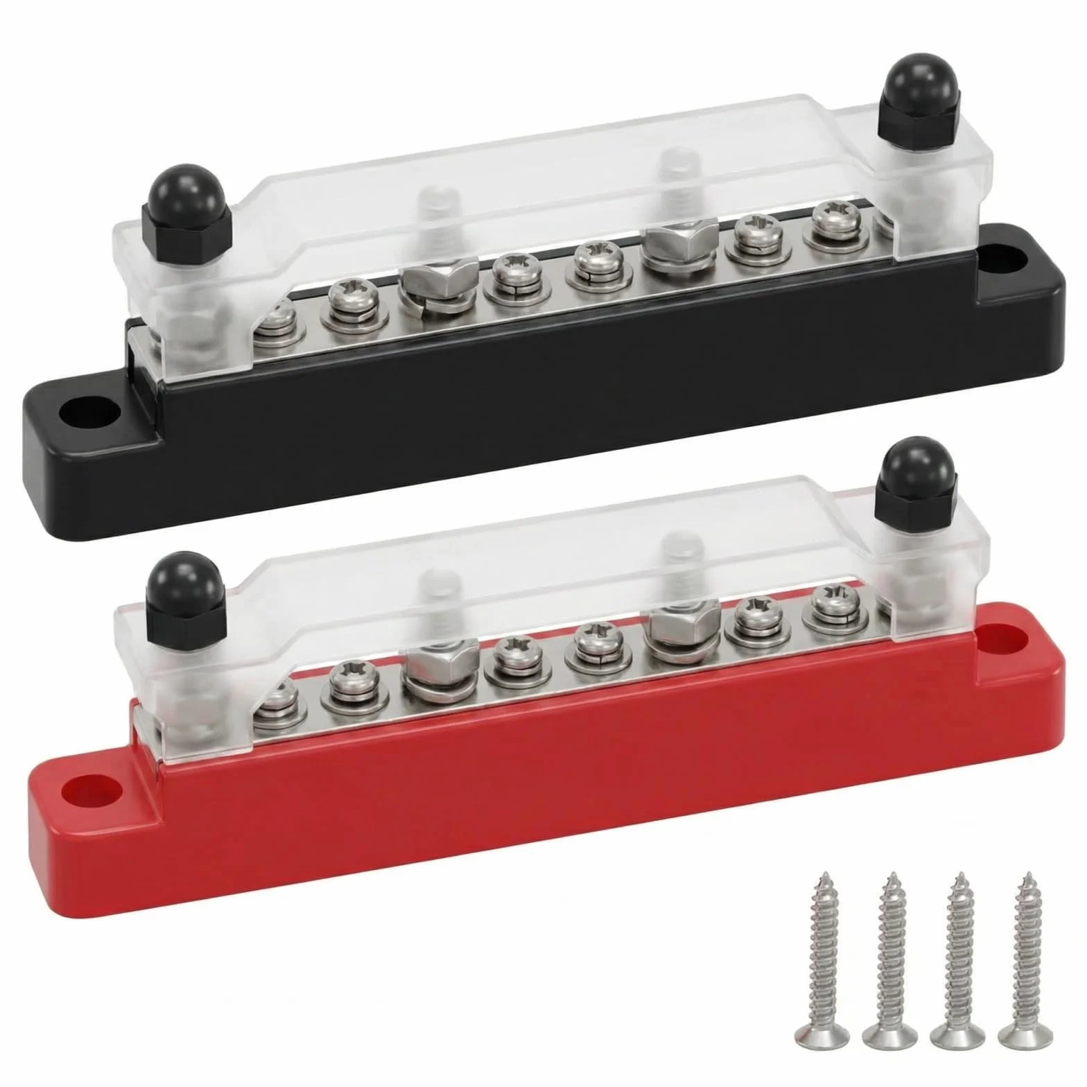 Busbar 12V-48V 150A Bloque de Distribución de Alta Corriente para Coche Barco Caravana