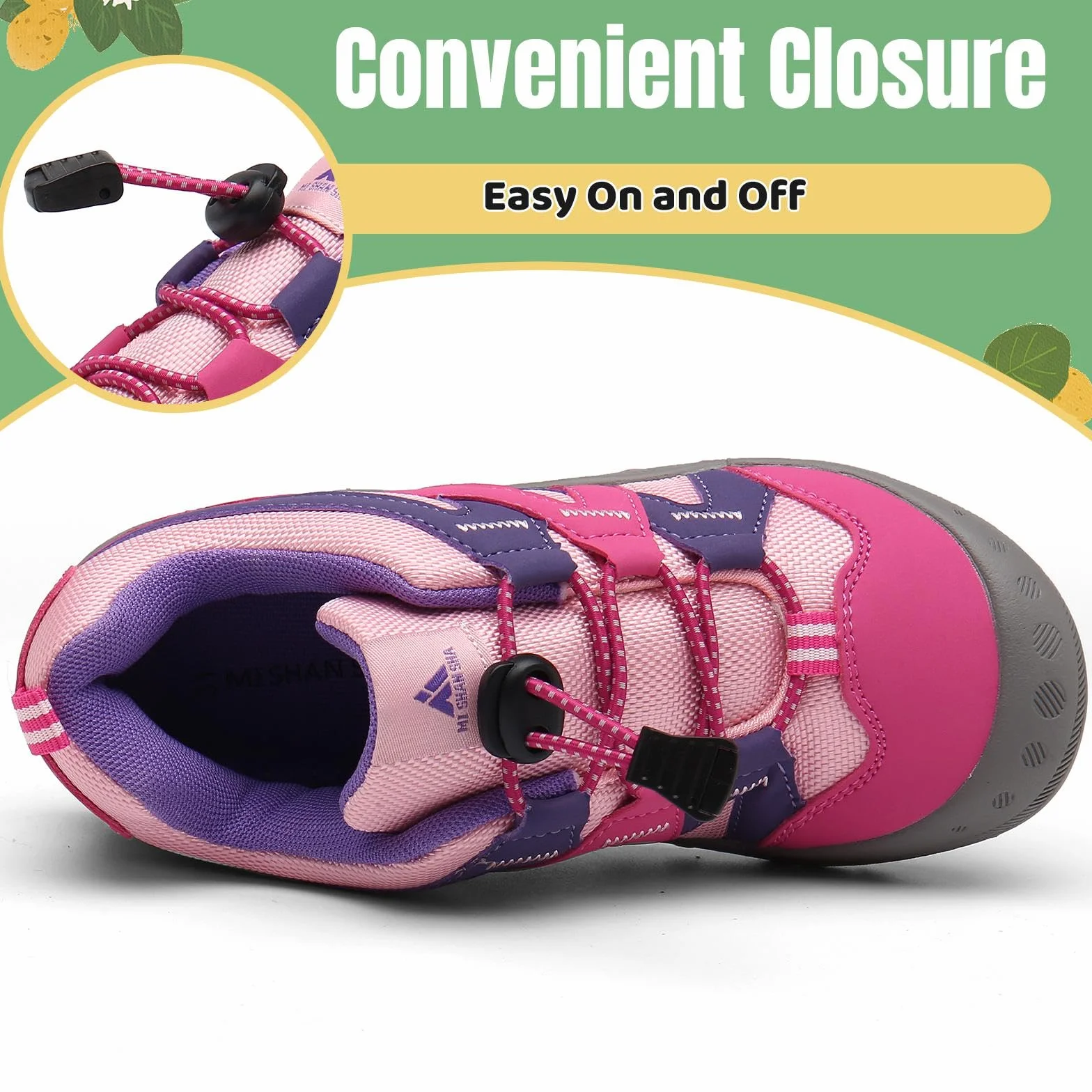 Mishansha Unisex Zapatos de Senderismo Niños Zpatillas para Correr Antideslizante Transpirable Niñas Calzado Deportivo, Tallas 24-38 EU