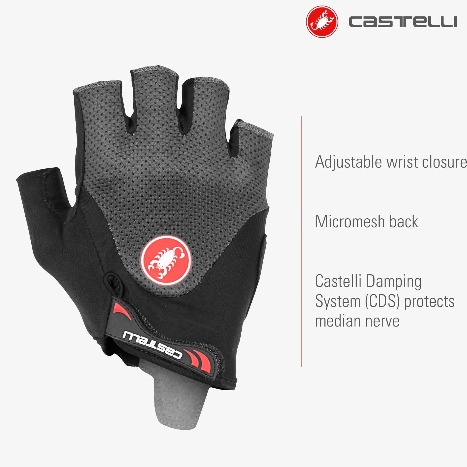 CASTELLI Arenberg Gel 2 Glove - Guantes de Ciclismo Hombre