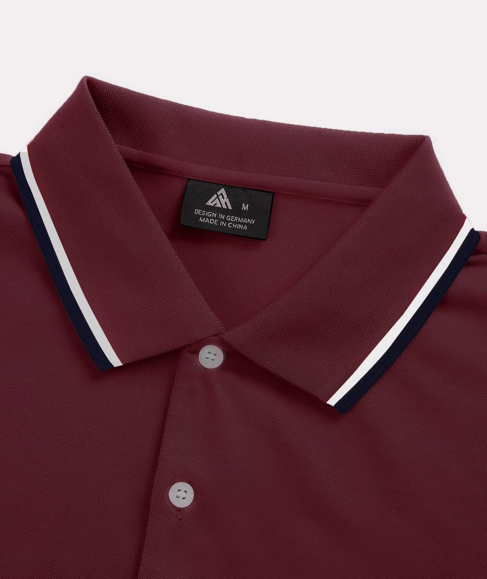 zitysport Polo Hombre Manga con Bolsillo en el Pecho Golf Transpirable Secado Rápido Slim Fit
