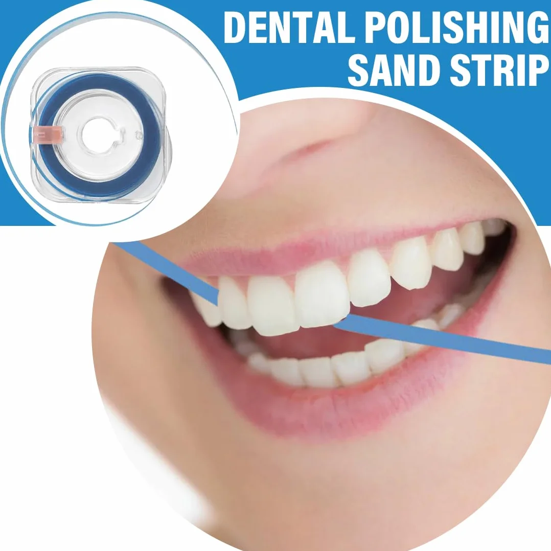 Papel De Lija Dental 3 Volúmenes, Tiras De Pulido Intersticial, Para Blanqueamiento Dental