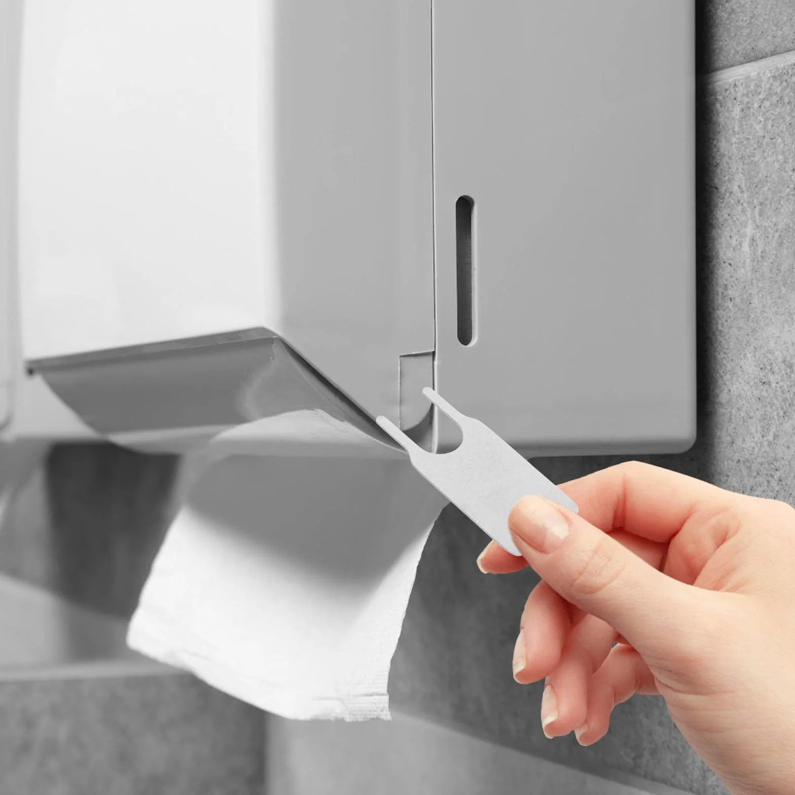 Llave de Cerradura Metálica para Dispensador Comercial de Toallas de Papel