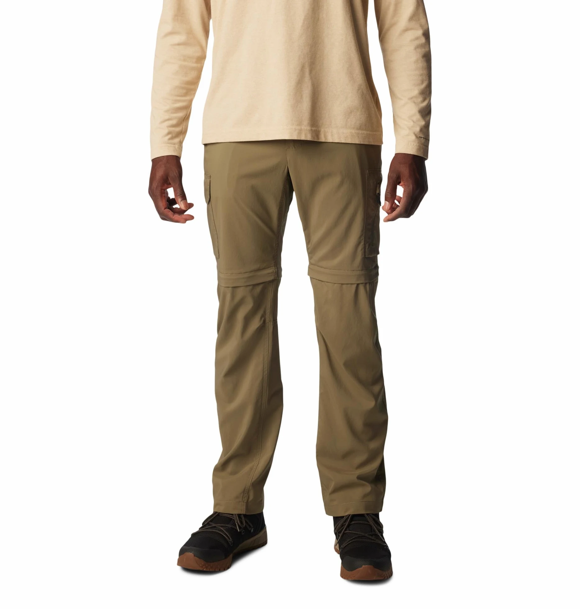 Columbia Pantalón Convertible Silver Ridge Utility - Pantalones de Senderismo Hombre