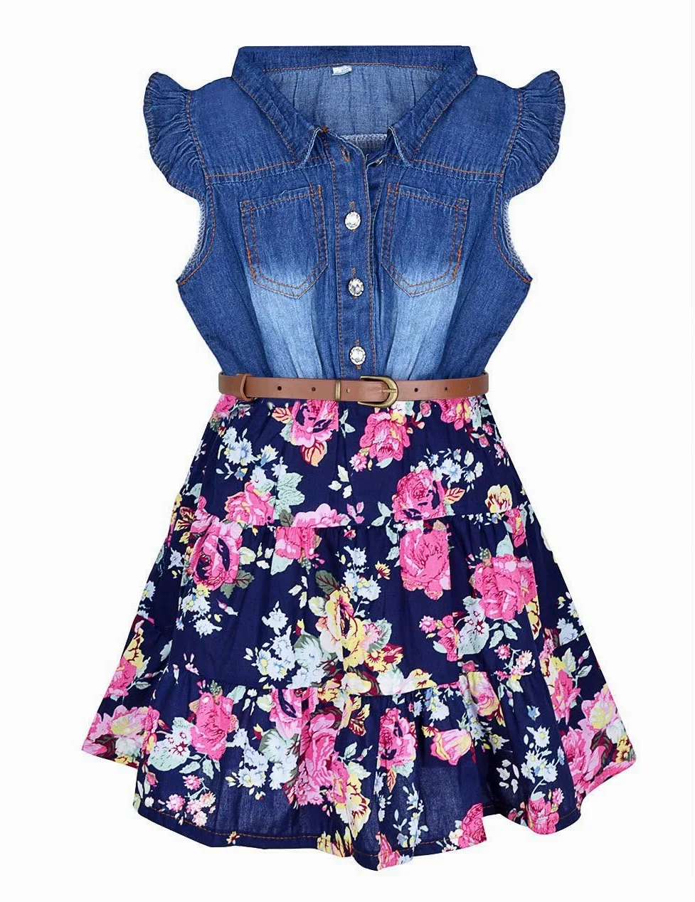 YJ.GWL Vestido occidental para niñas, vestido de princesa para niñas, vestidos de fiesta para niñas de 3 a 14 años