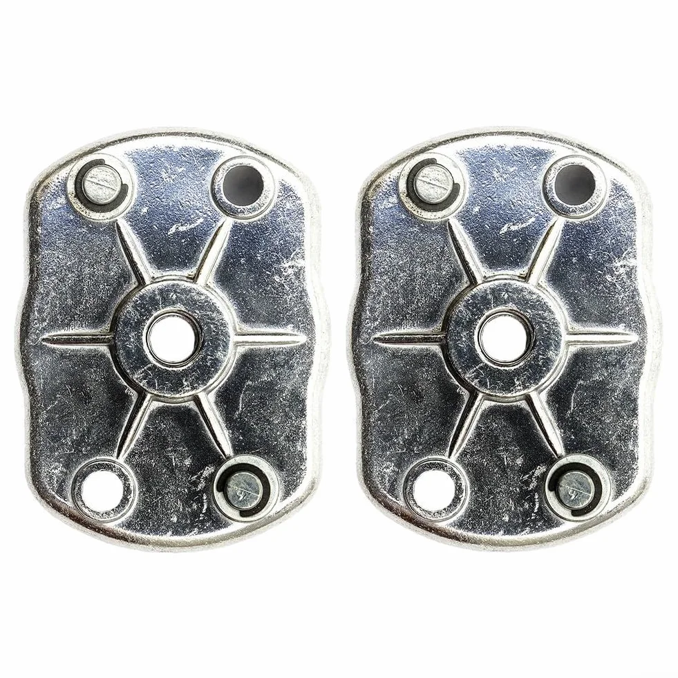 Trinquete de metal plateado con clips de retorno dobles para motores de maquinaria de jardín