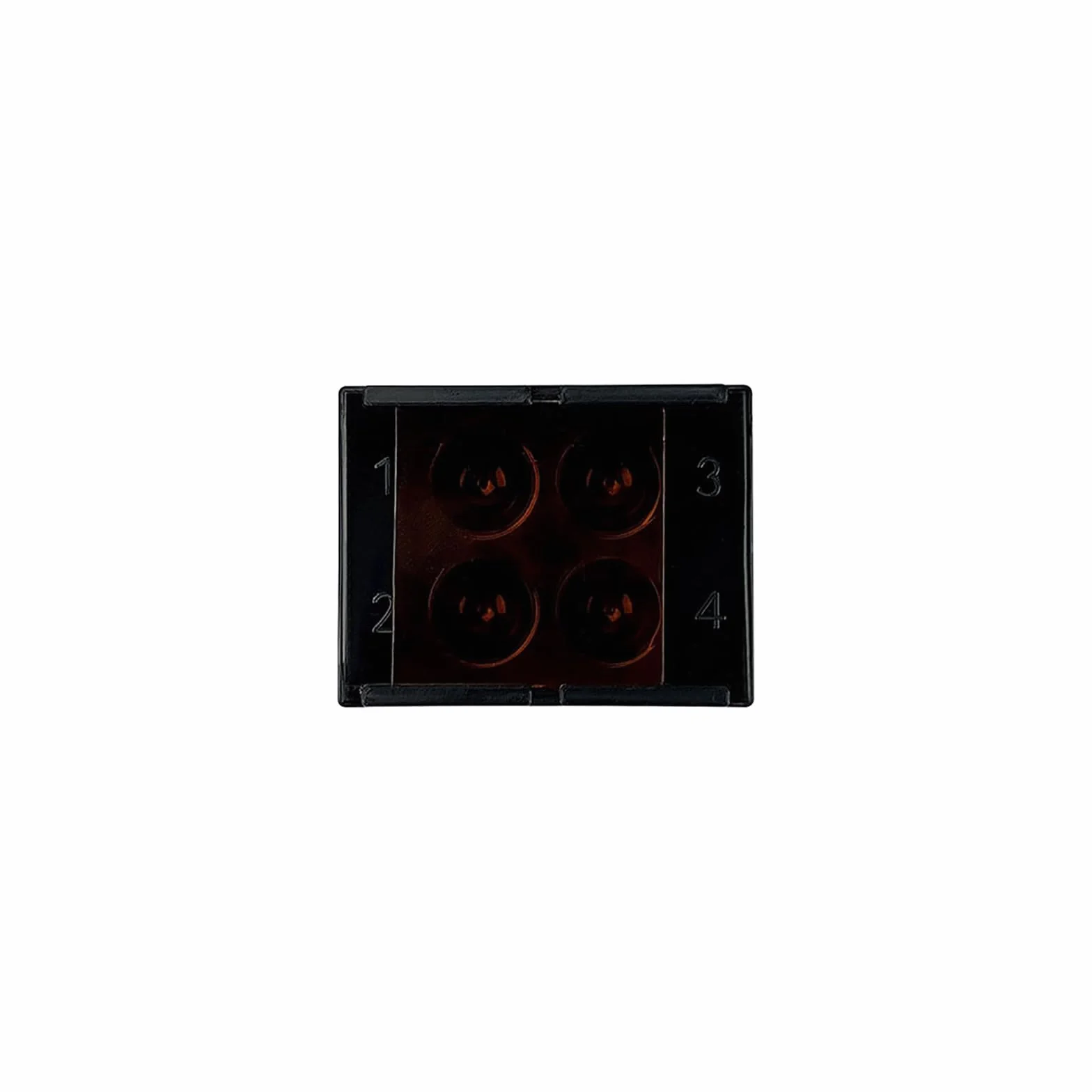 Caja de luz para sombreado dental 4 agujeros 5 piezas almacenamiento resina compuesta