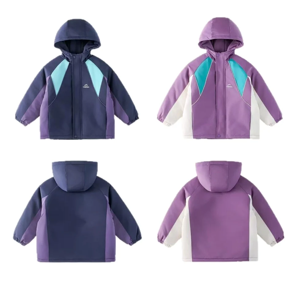 JCVBN Chaquetas acolchadas de algodón para niños, abrigos impermeables para otoño e invierno, ropa de invierno con capucha para niños y niñas