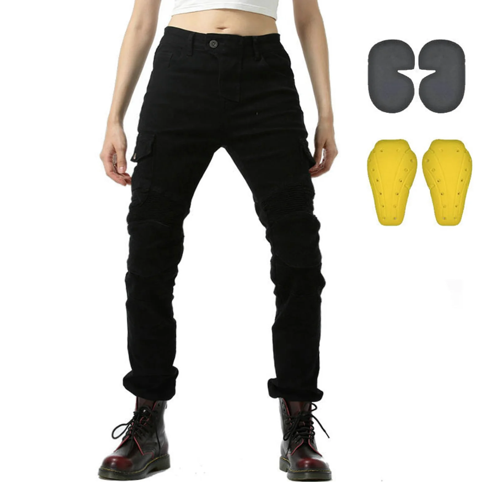 Pantalones casuales para mujer, cintura alta, elásticos, cómodos, para entrenamiento, yoga, viajes, pantalones de chándal con bolsillos para uso diario