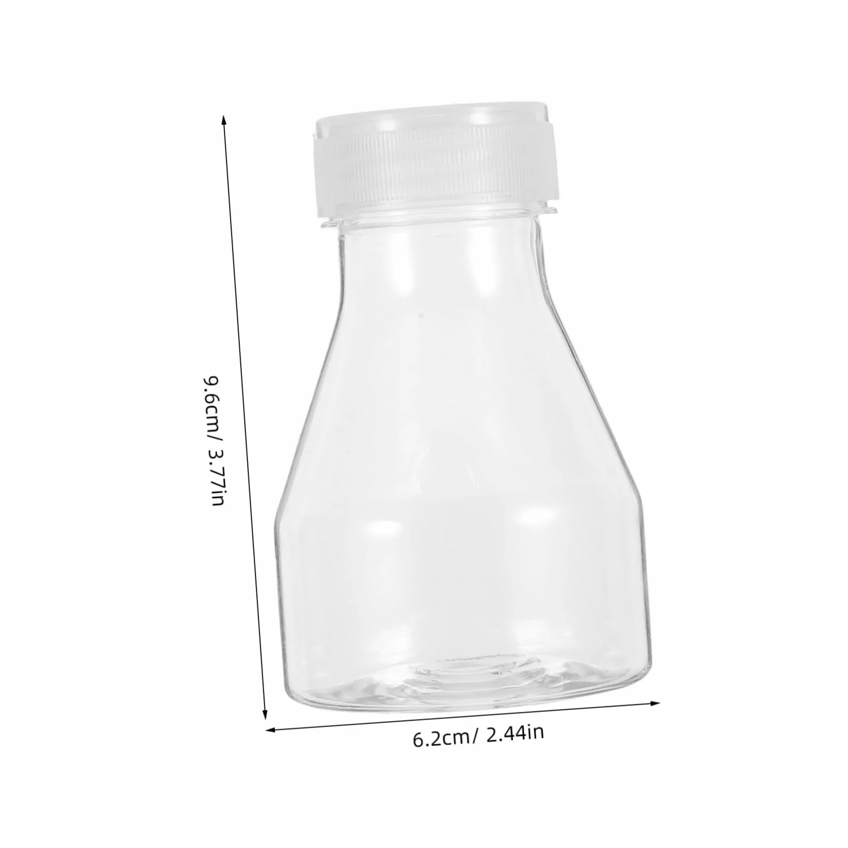 TOPBATHY Botellas de Plástico Reutilizables para Cultivo Celular, Paquete de 2 Unidades