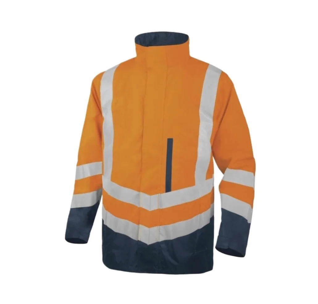 Chaleco Trabajo Chaqueta Reflectante For Hombre, Chaleco Cálido For Obras De Tráfico Y Saneamiento Emergencia Chaleco