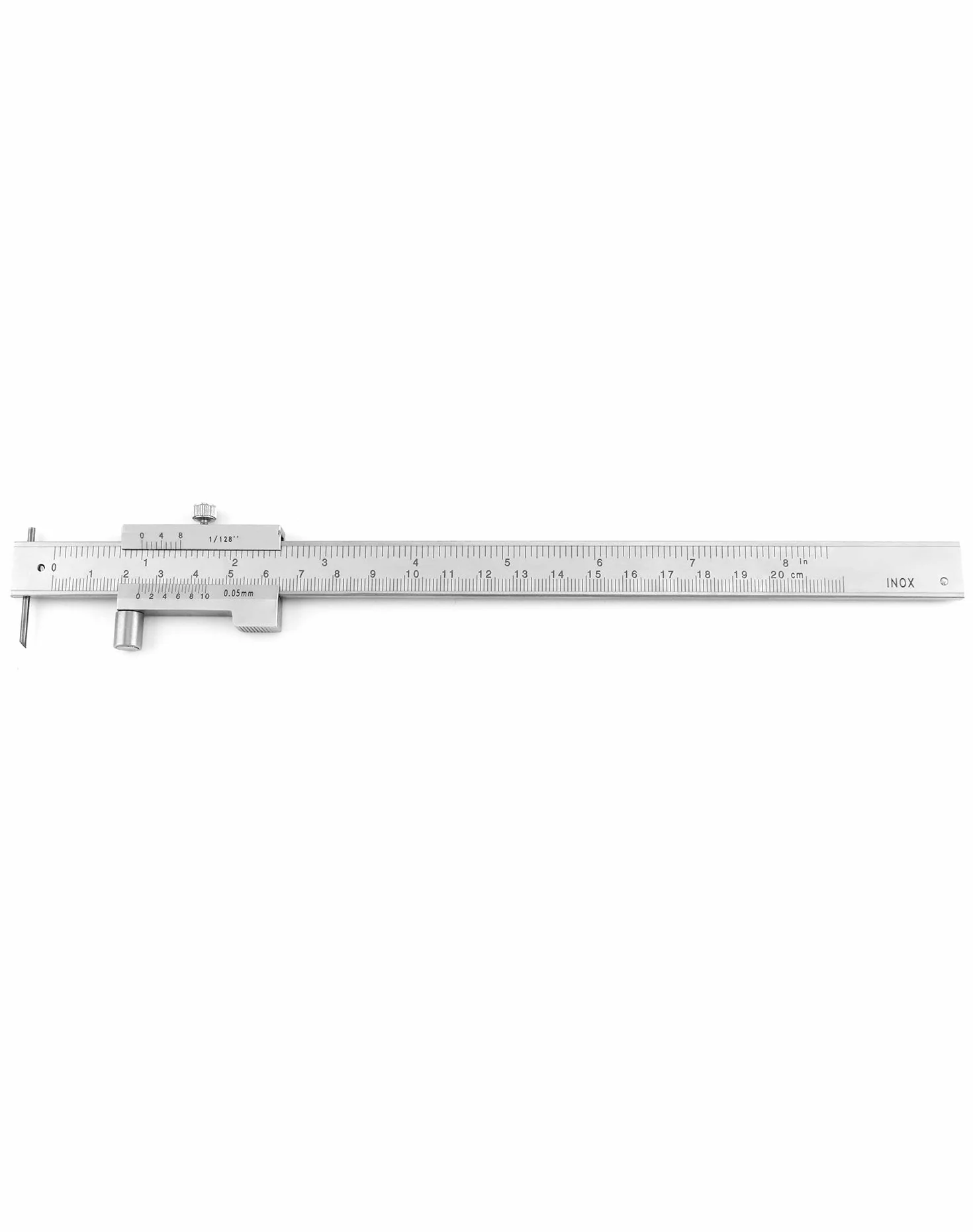 Calibrador Vernier 0-20 cm Acero Inoxidable Herramientas de Marcado