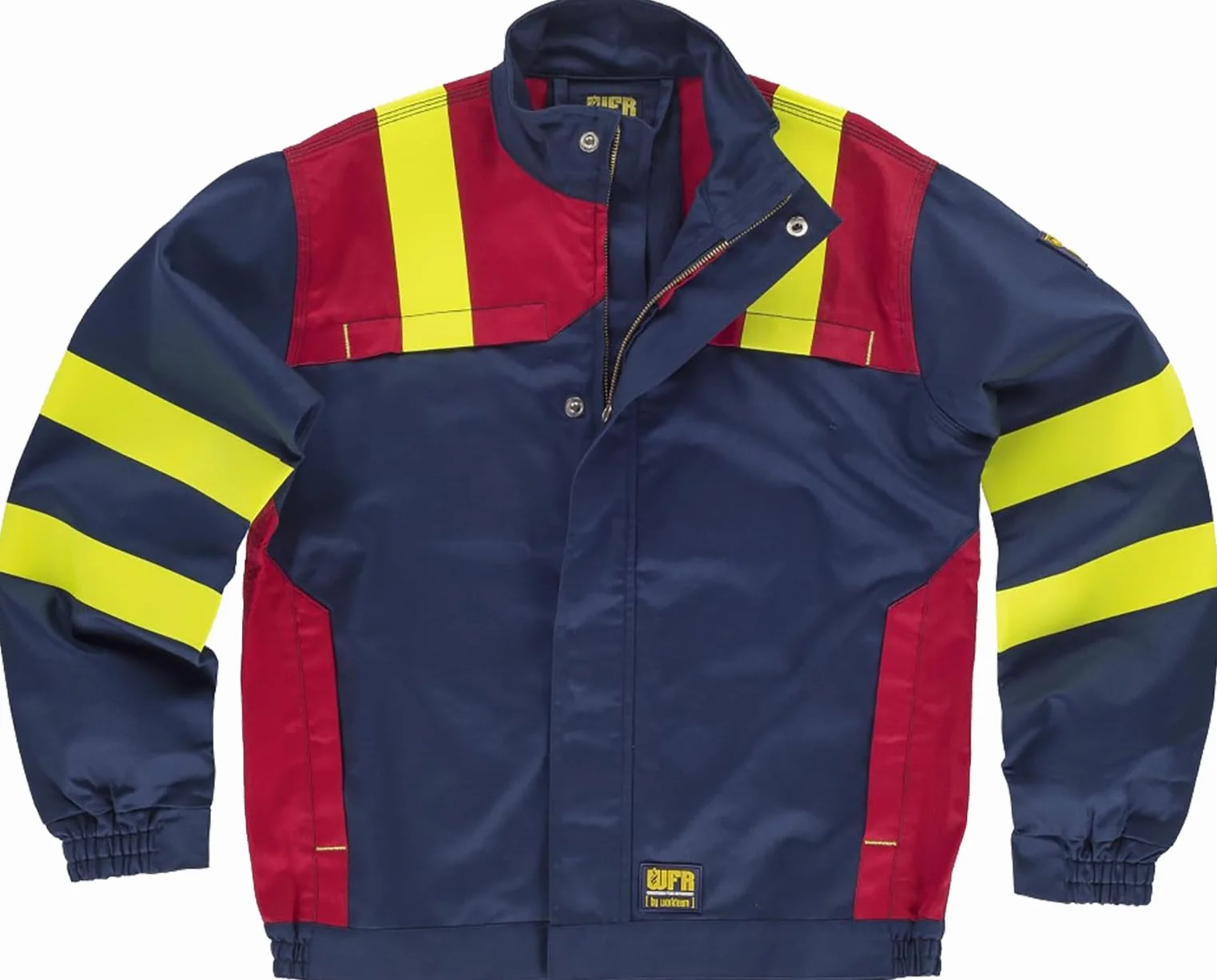 WORKTEAM B1199 Cazadora Ignífuga Combinada Antiestática para Soldadura y Arco Eléctrico Visibilidad Realzada
