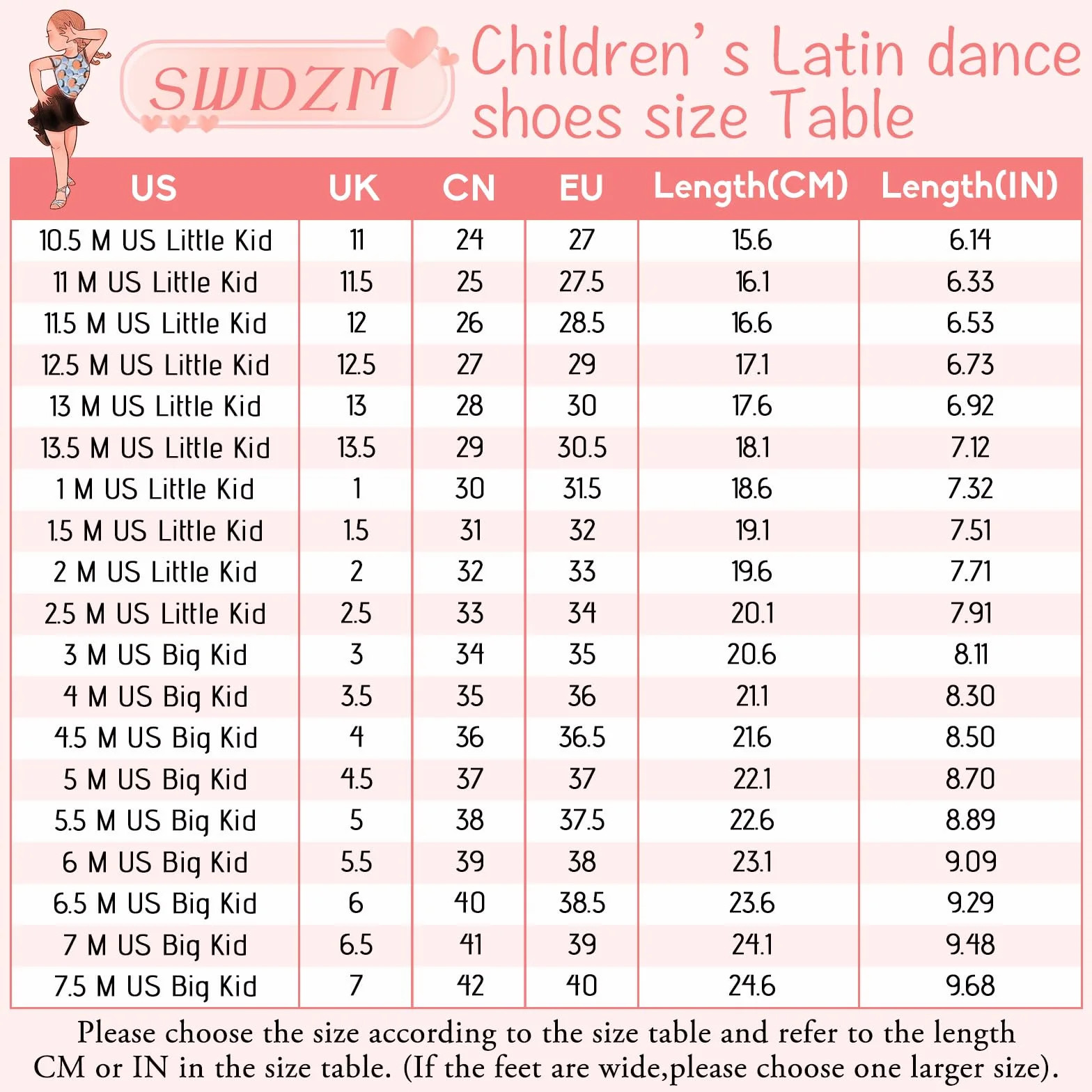 SWDZM Zapatos de Baile Latino Niña Tacón 3 cm Estándar Salsa Bailarina y Bachata Principiantes Bailarina Práctica