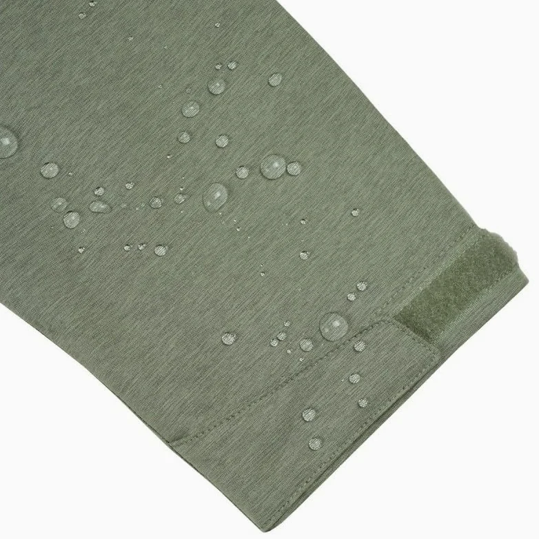 Icepeak AALEN - Chubasquero para hombre, 100% poliéster, capucha extraíble, impermeable, senderismo y exterior, verde claro, 50