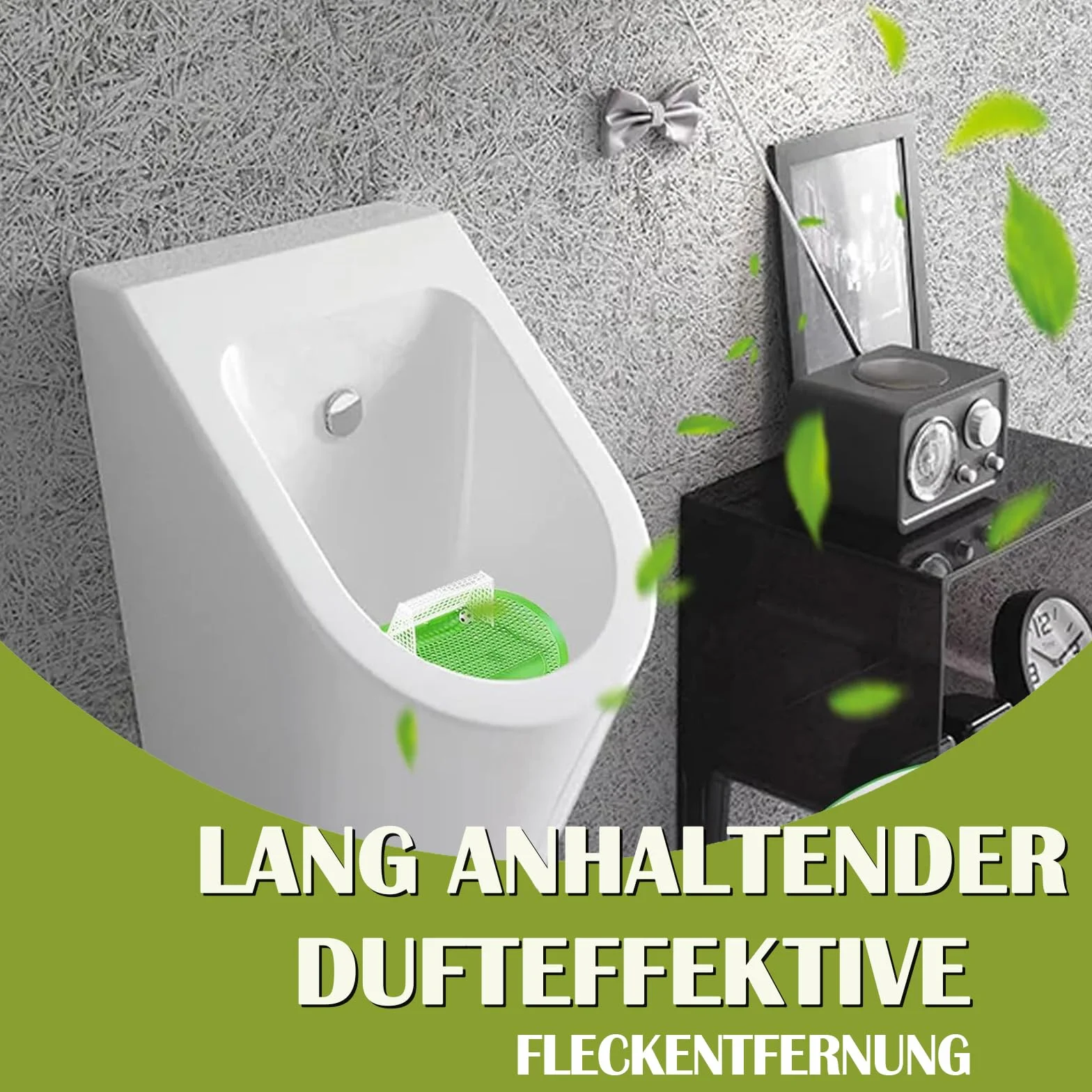 Pantalla de Urinario de Fútbol 6 Piezas, Tamiz Tabique Urinario, Mampara con Fragancia a Prueba de Salpicaduras