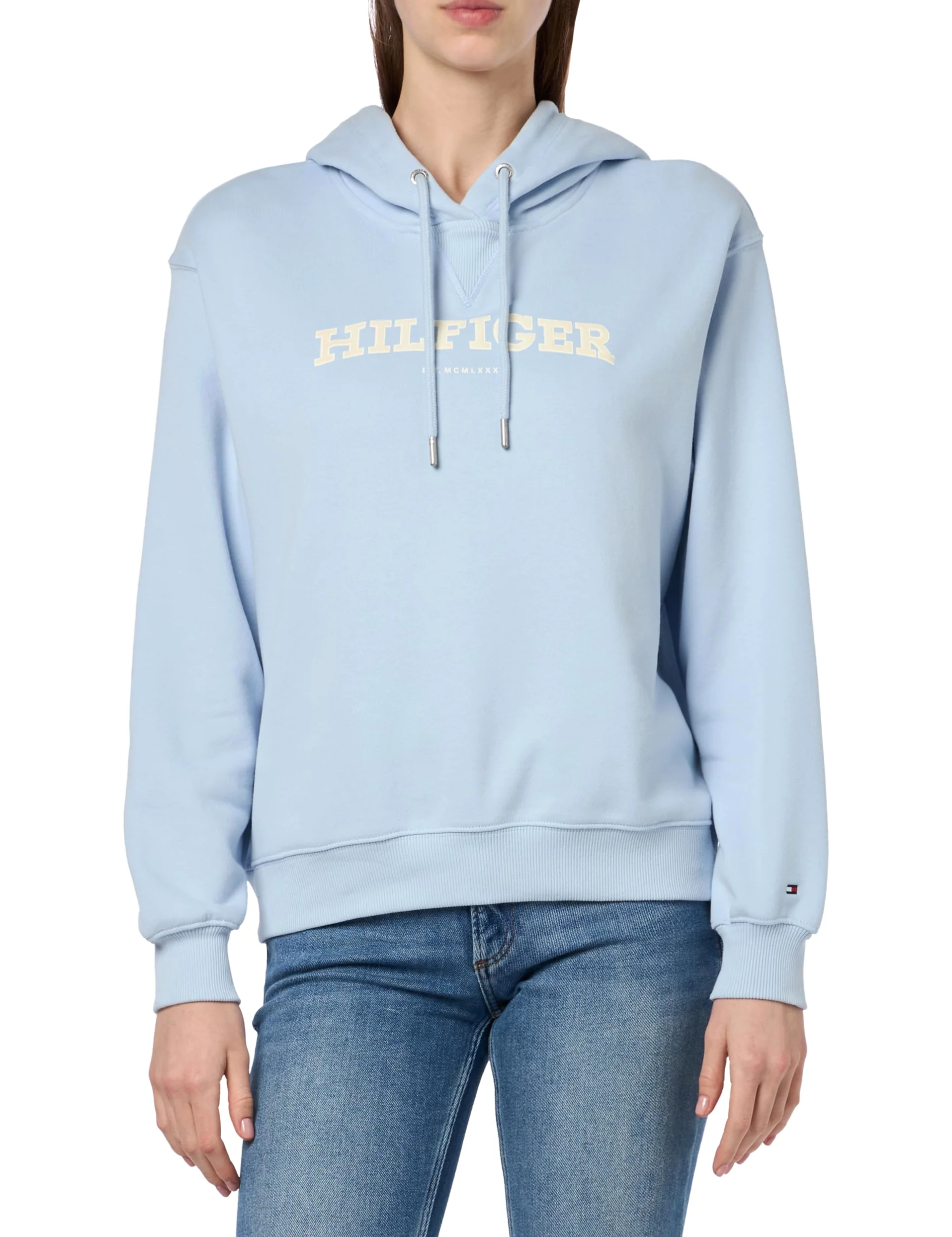 Tommy Hilfiger Mujer Sudadera con Capucha