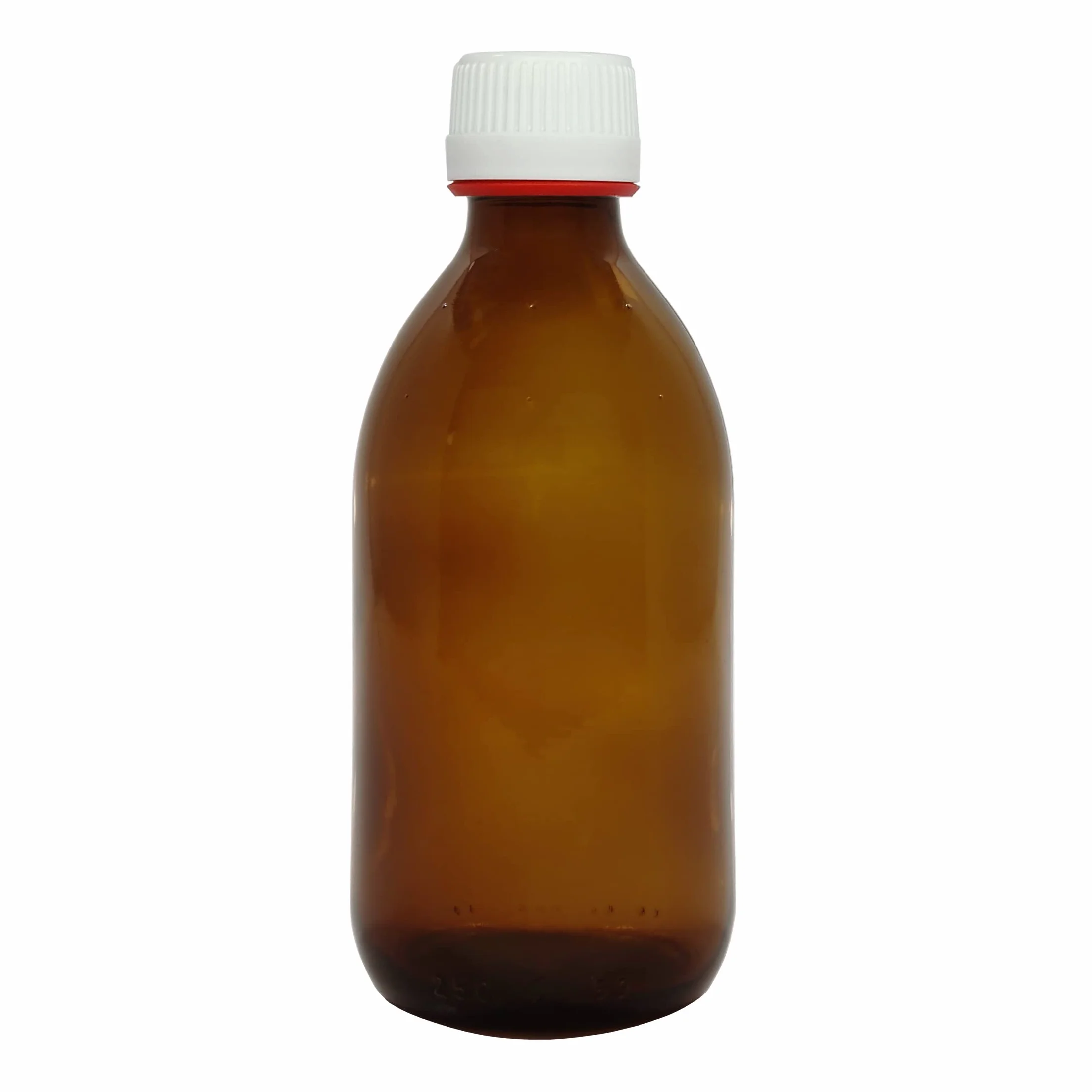 Botella de vidrio ámbar 250 ml cierre hermético tapón rosca 6 unidades