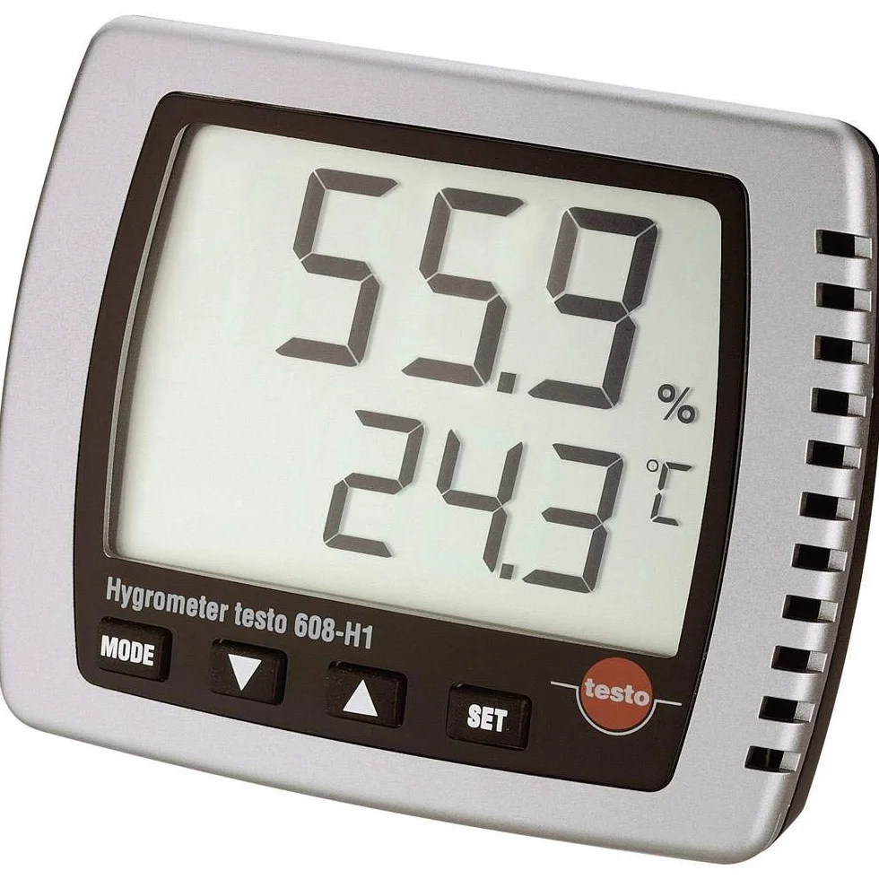 Testo 608-H1 Termo-Higrómetro Humedad Punto De Rocío Temperatura Medidor Con Baterías