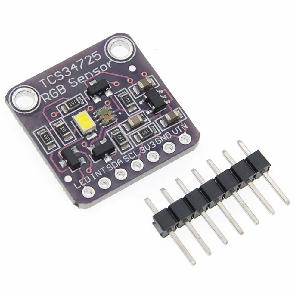 DollaTek Módulo de reconocimiento de Sensor de Color TCS34725 RGB para Arduino