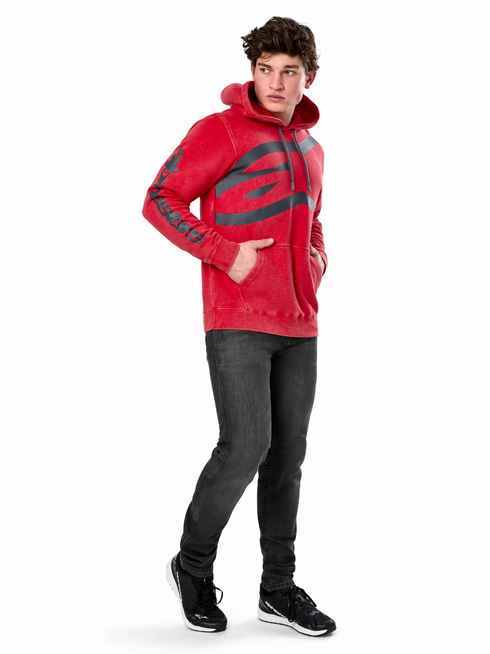 Alpinestars Unbound Hoodie Sweatshirt de Deporte Sudadera con Capucha Hombre (Pack de 1)