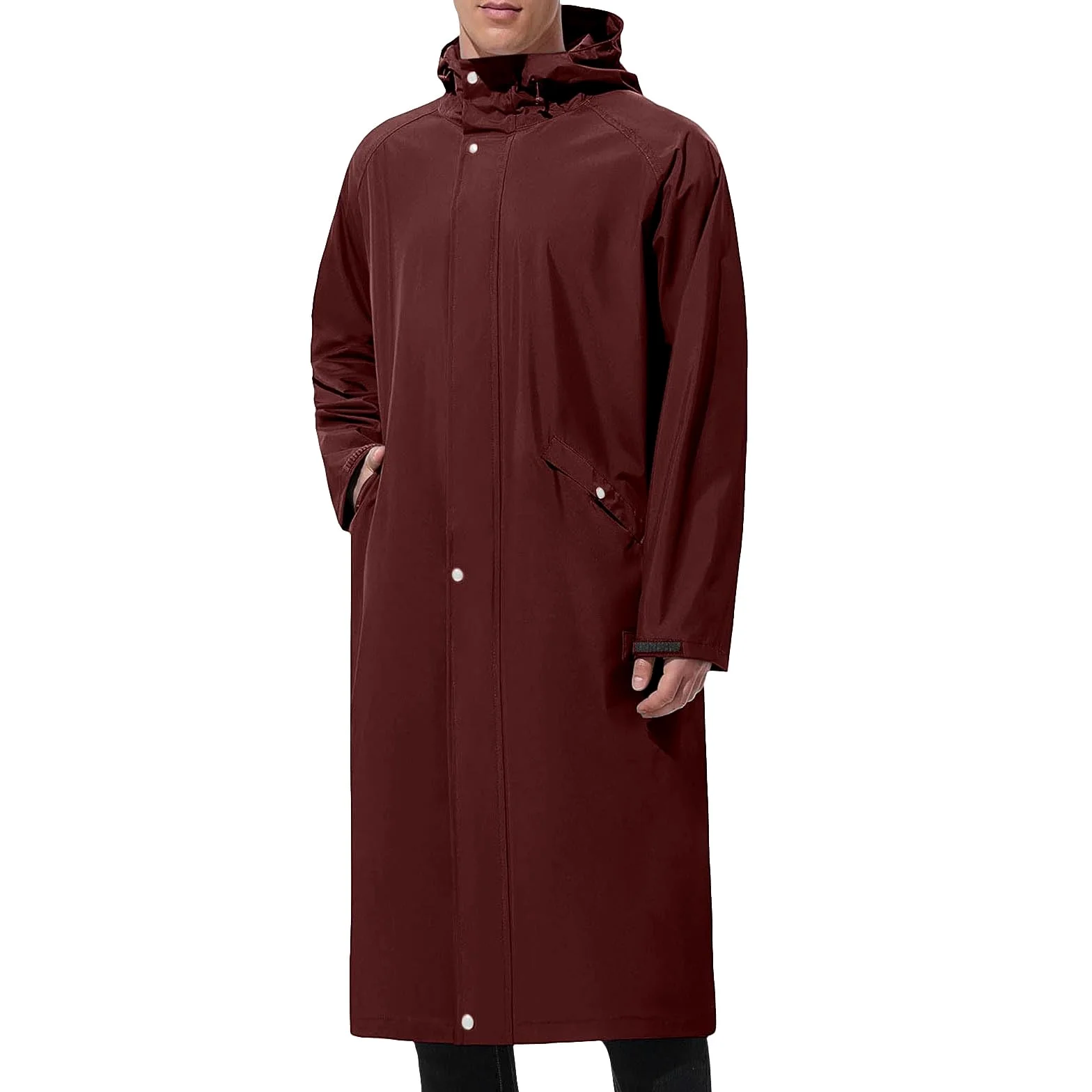 Chubasquero Hombre Impermeable Cortavientos Chaqueta Protección Solar | Abrigo Senderismo Montaña Casual Chubasquero Viaje Ligero Talla Grande con Cremallera y Bolsillos para Al Aire Libre Acampada