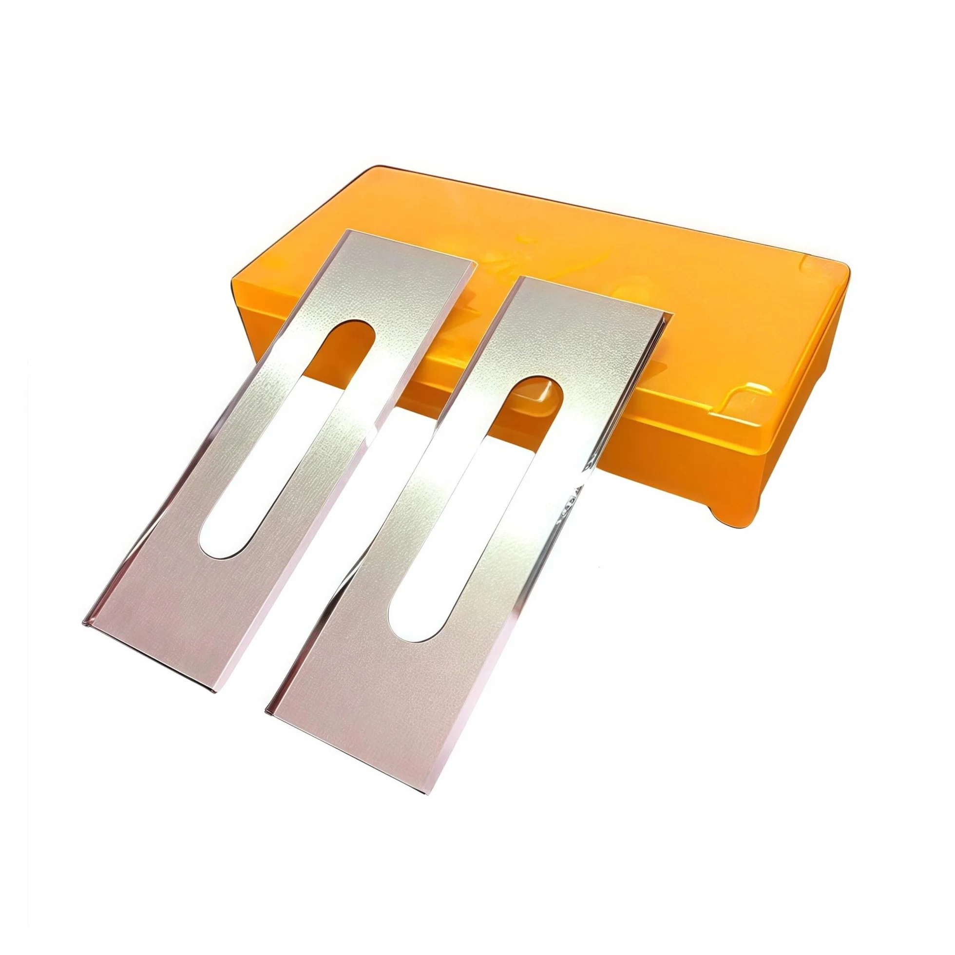 SK2 57x19x0,4mm hoja de tres agujeros de doble filo para soporte de cinta de aluminio y cobre