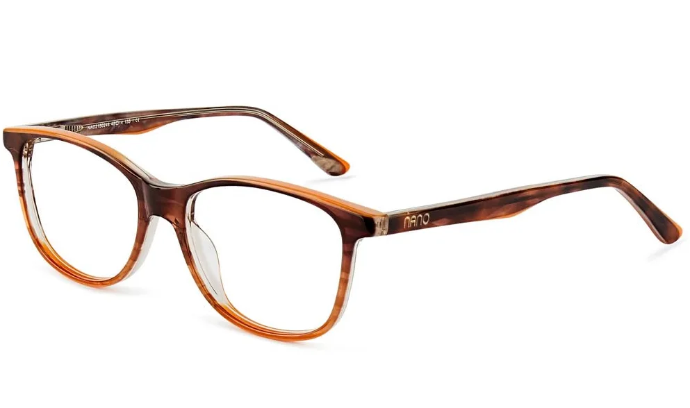 NANO EYEGLASSES COOL TOK MARRON CAREY LINES/NARANJA 48/14 UNISEX NIÑO