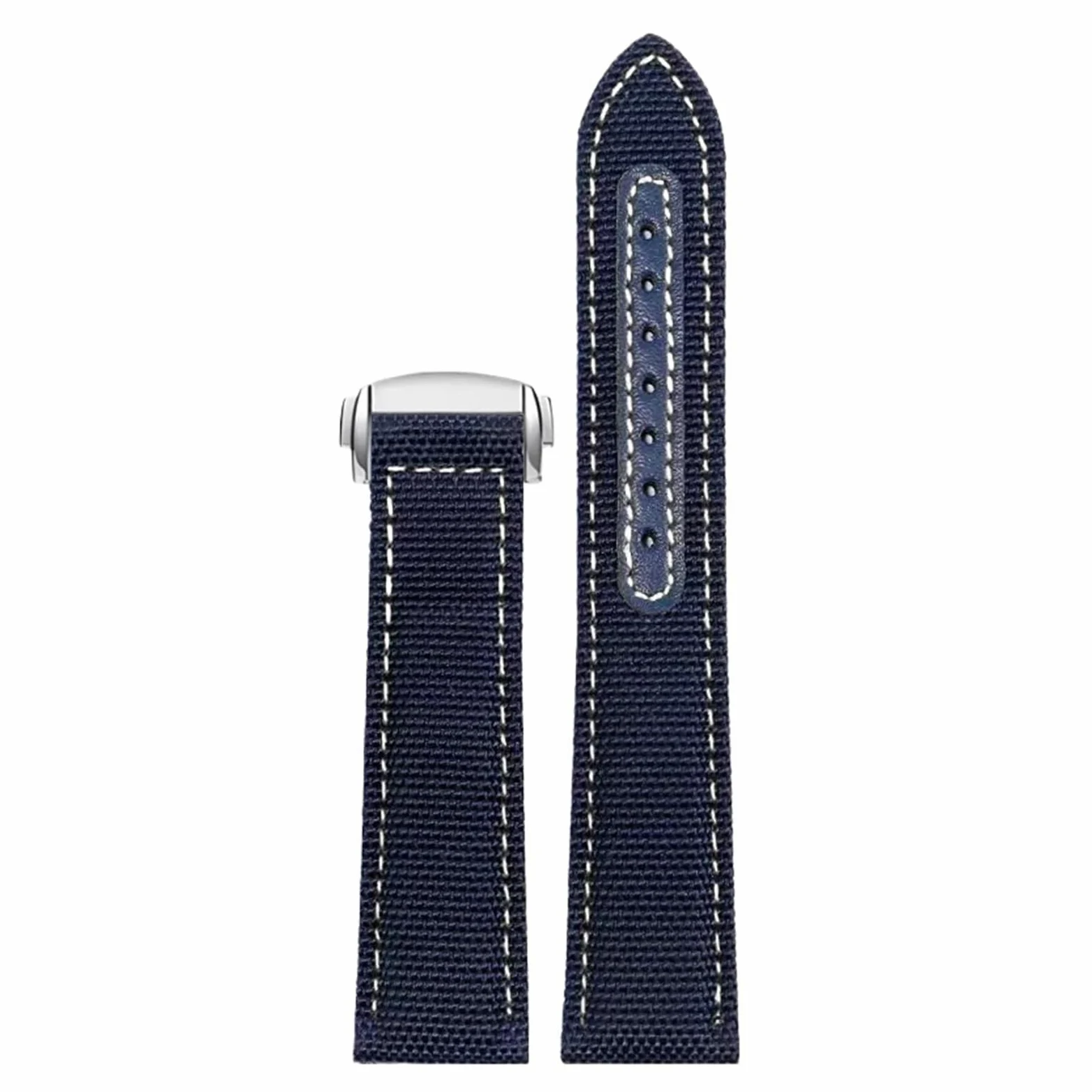 Correa de Reloj Omega Seamaster 300 Speedmaster AT150 Snoopy Serie 310.32 Nailon Lona 19 20 21 22 mm Bandas Blue White Silver 22mm